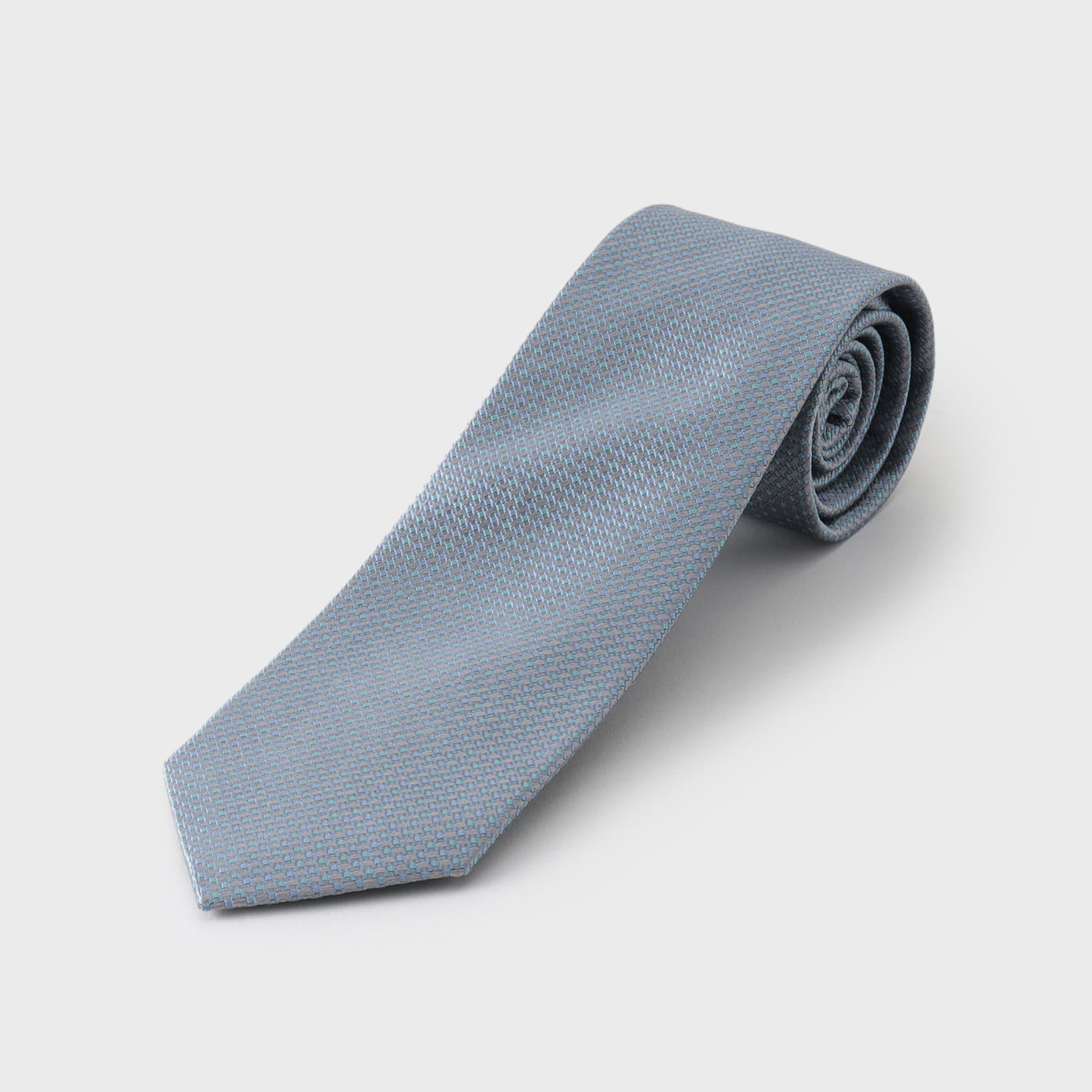 ザ ショップ ティーケー(メンズ) THE SHOP TK(Men) ドットアソート柄ネクタイ マルチドット/ピンドット (グレー(412)) グレー(412)