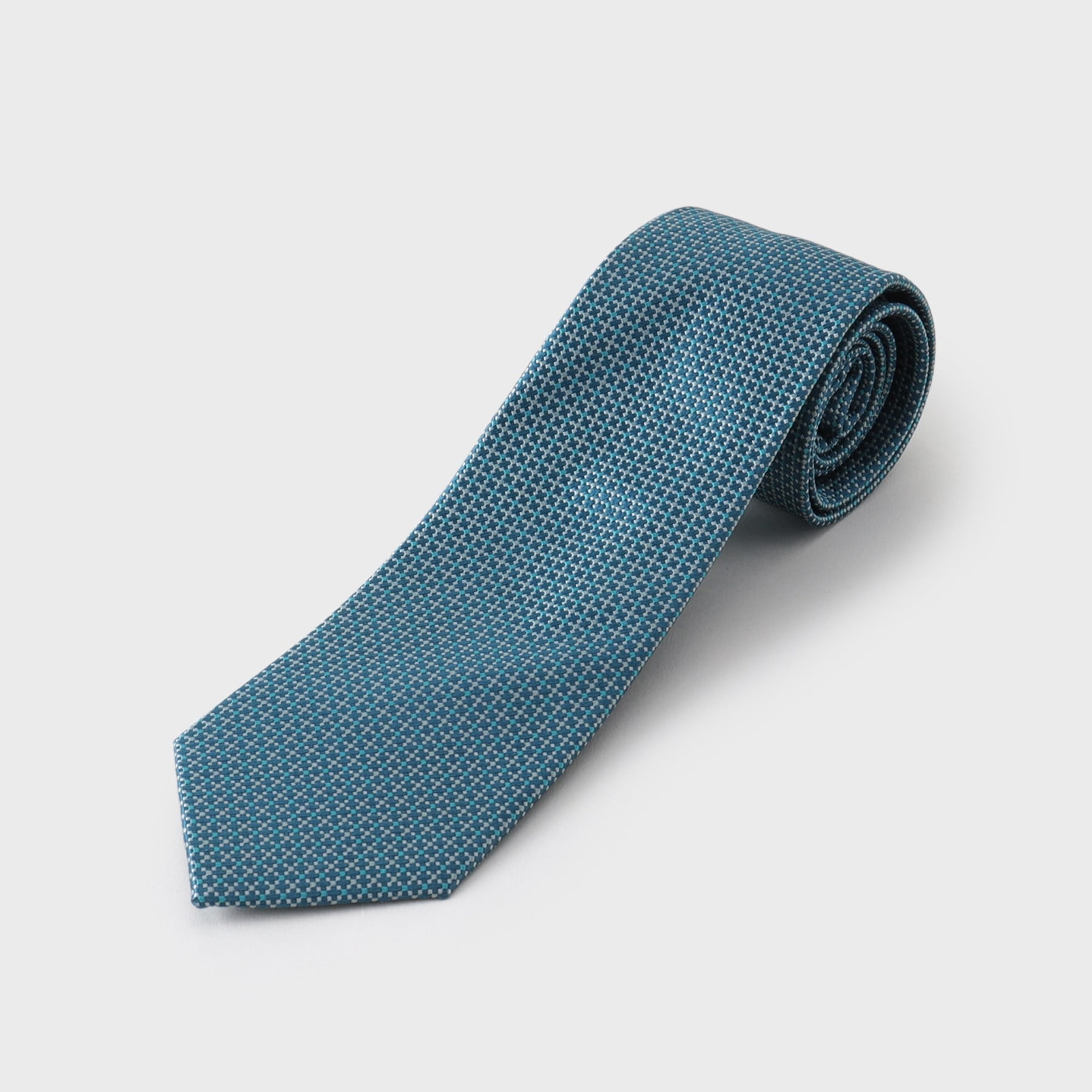 ザ ショップ ティーケー(メンズ) THE SHOP TK(Men) ドットアソート柄ネクタイ マルチドット/ピンドット (ブルーグリーン(497)) ブルーグリーン(497)