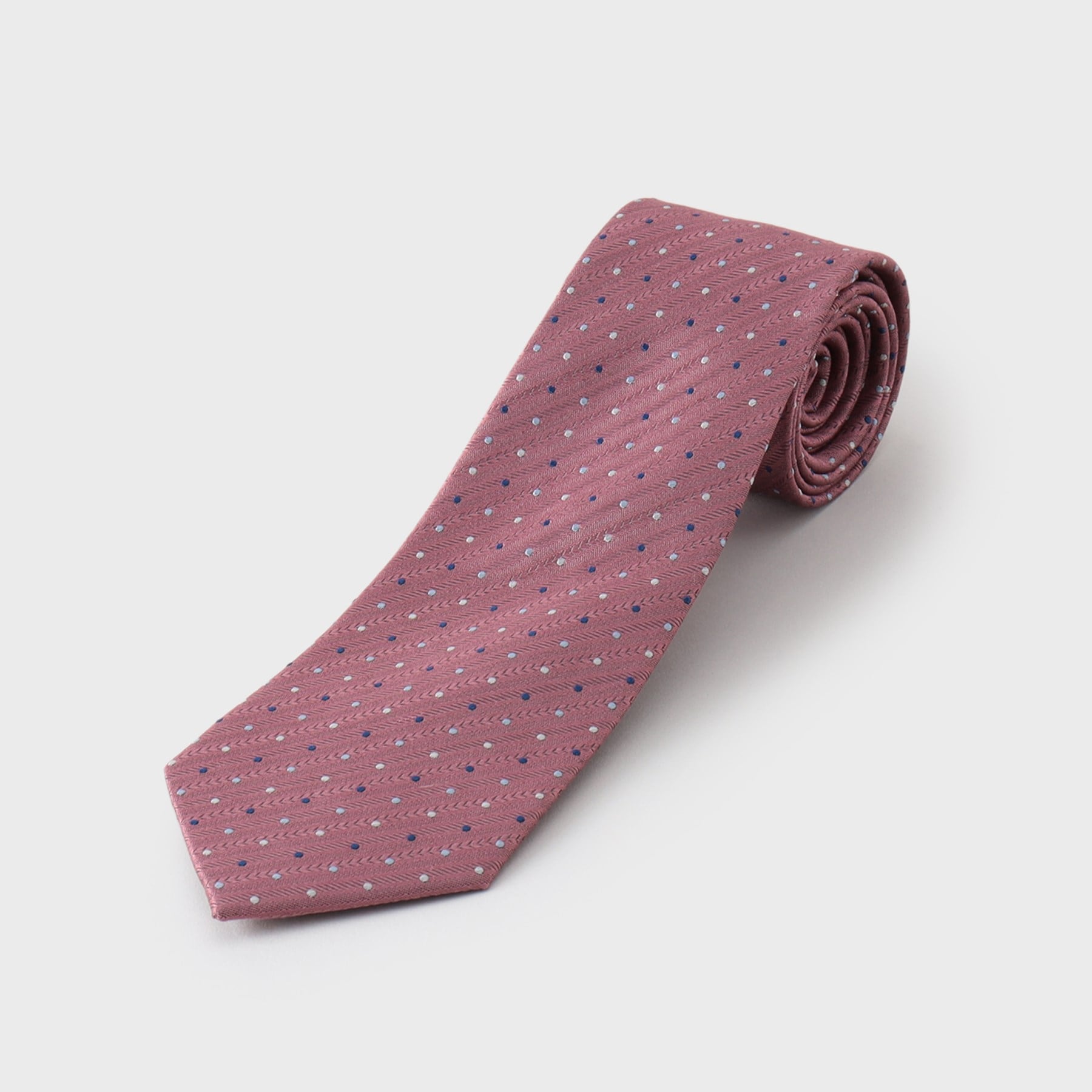 ザ ショップ ティーケー(メンズ) THE SHOP TK(Men) ドットアソート柄ネクタイ マルチドット/ピンドット (ピンク(171)) ピンク(171)