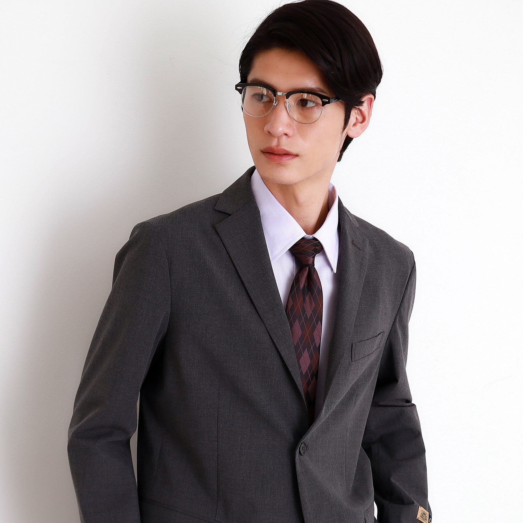 ザ ショップ ティーケー(メンズ) THE SHOP TK(Men) シャドーパターンアソート柄ネクタイ アーガイル/千鳥 (ブルーグリーン(297)) ブルーグリーン(297)