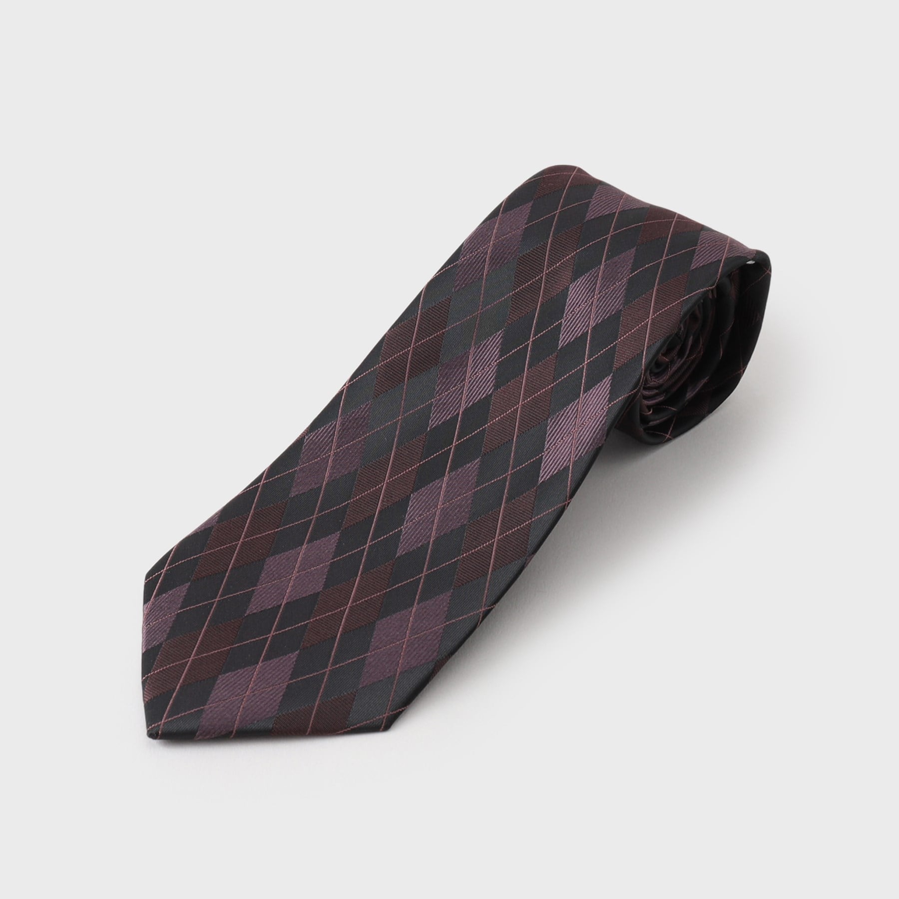 ザ ショップ ティーケー(メンズ) THE SHOP TK(Men) シャドーパターンアソート柄ネクタイ アーガイル/千鳥 (ボルドー(264)) ボルドー(264)