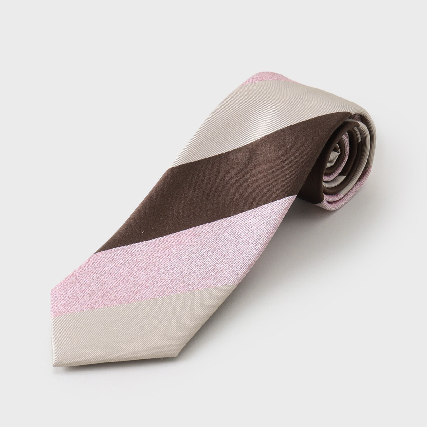 ザ ショップ ティーケー(メンズ) THE SHOP TK(Men) 3段ストライプ柄ネクタイ (ネイビー(394)) ネイビー(394)