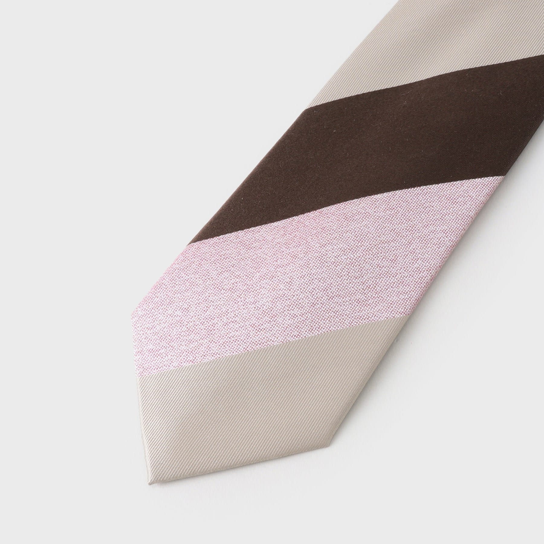 ザ ショップ ティーケー(メンズ) THE SHOP TK(Men) 3段ストライプ柄ネクタイ (ネイビー(394)) ネイビー(394)