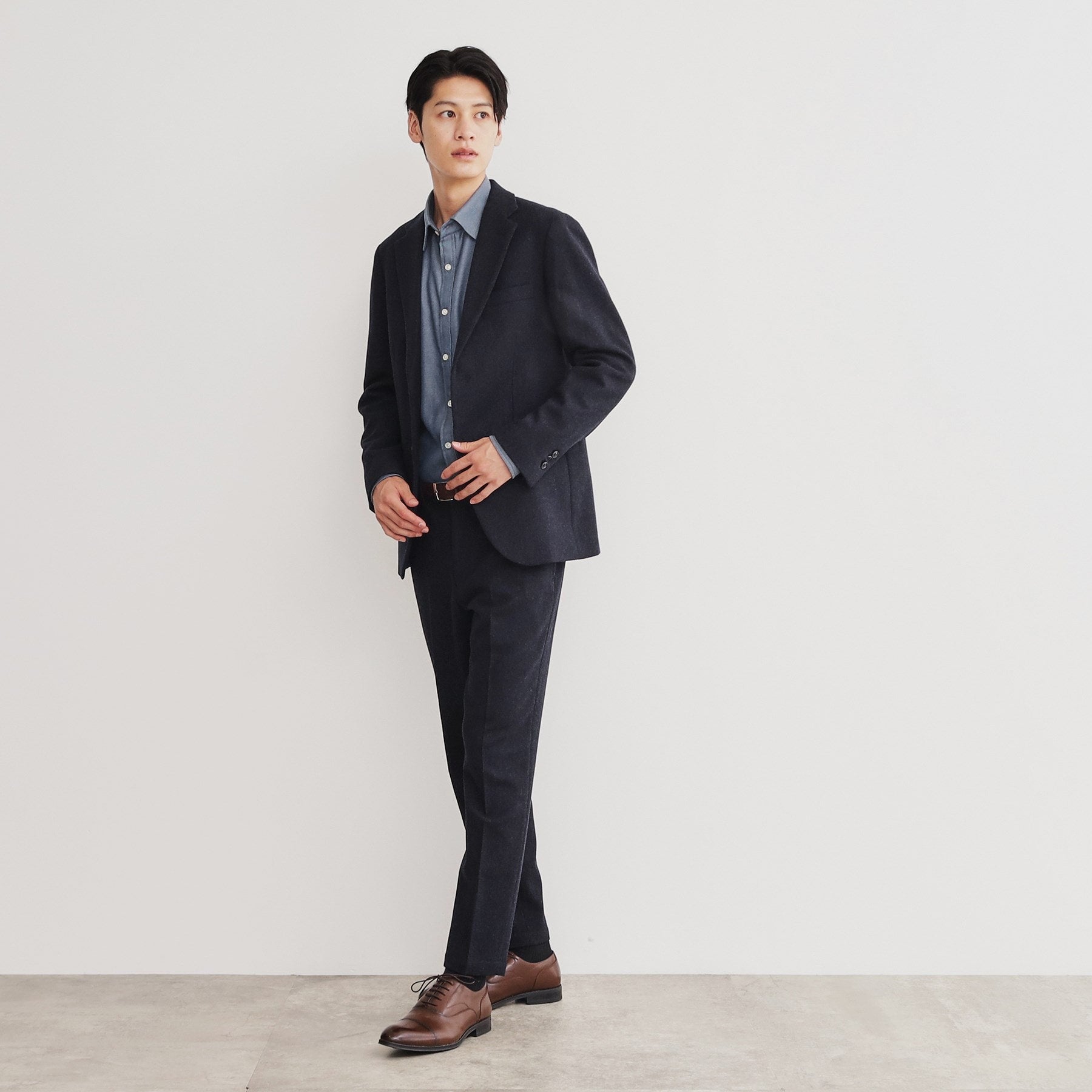 ザ ショップ ティーケー(メンズ) THE SHOP TK(Men) CAピンヘッドジャケット (チャコールグレー(814)) チャコールグレー(814)