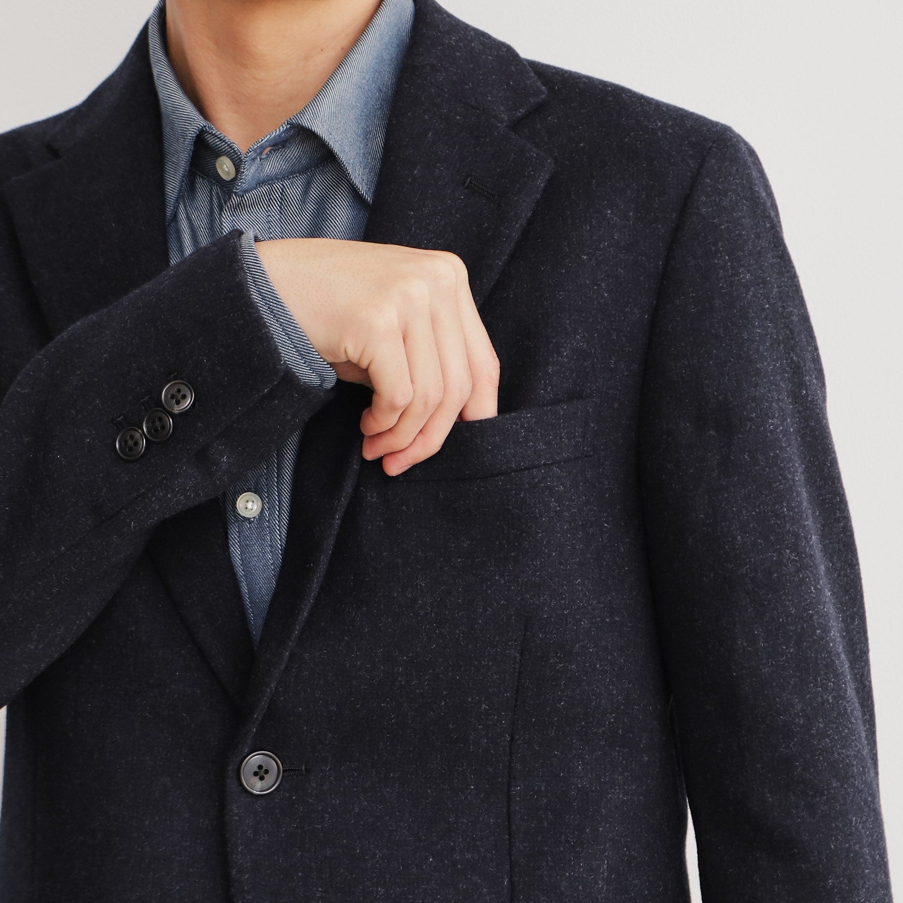 ザ ショップ ティーケー(メンズ) THE SHOP TK(Men) CAピンヘッドジャケット (チャコールグレー(814)) チャコールグレー(814)