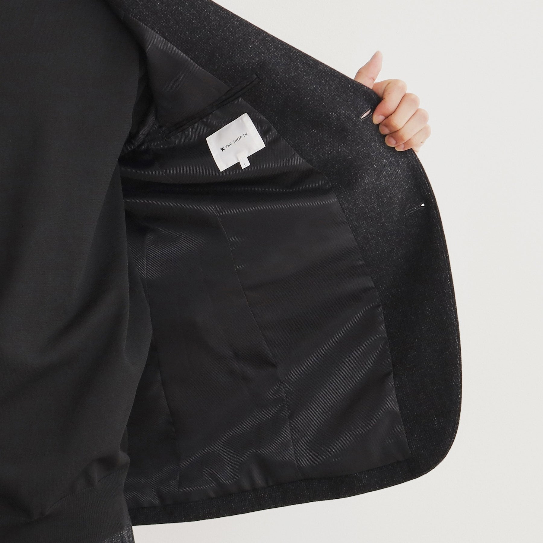 ザ ショップ ティーケー(メンズ) THE SHOP TK(Men) CAピンヘッドジャケット (チャコールグレー(814)) チャコールグレー(814)