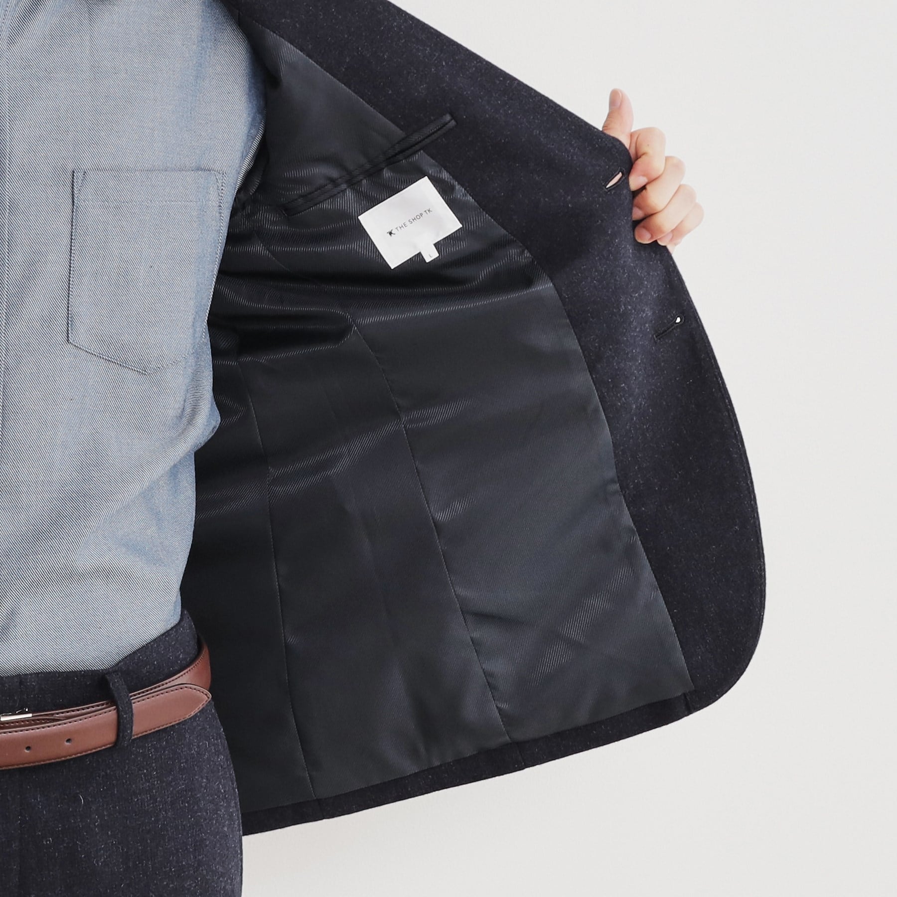 ザ ショップ ティーケー(メンズ) THE SHOP TK(Men) CAピンヘッドジャケット (チャコールグレー(814)) チャコールグレー(814)