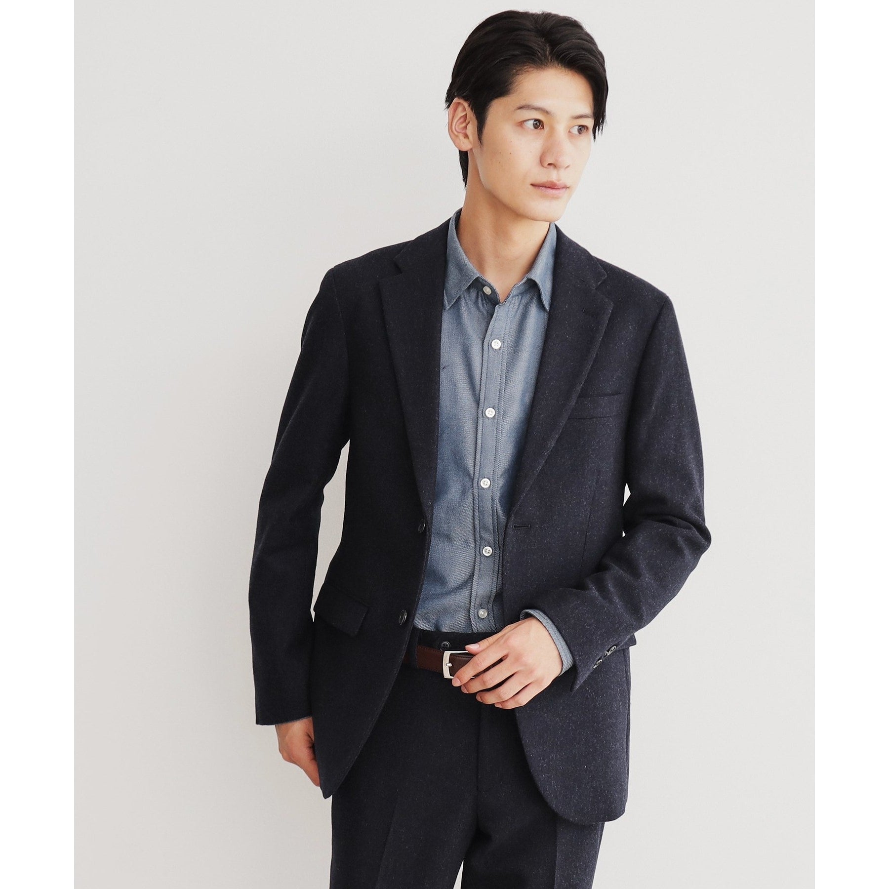 ザ ショップ ティーケー(メンズ) THE SHOP TK(Men) CAピンヘッドジャケット (チャコールグレー(814)) チャコールグレー(814)