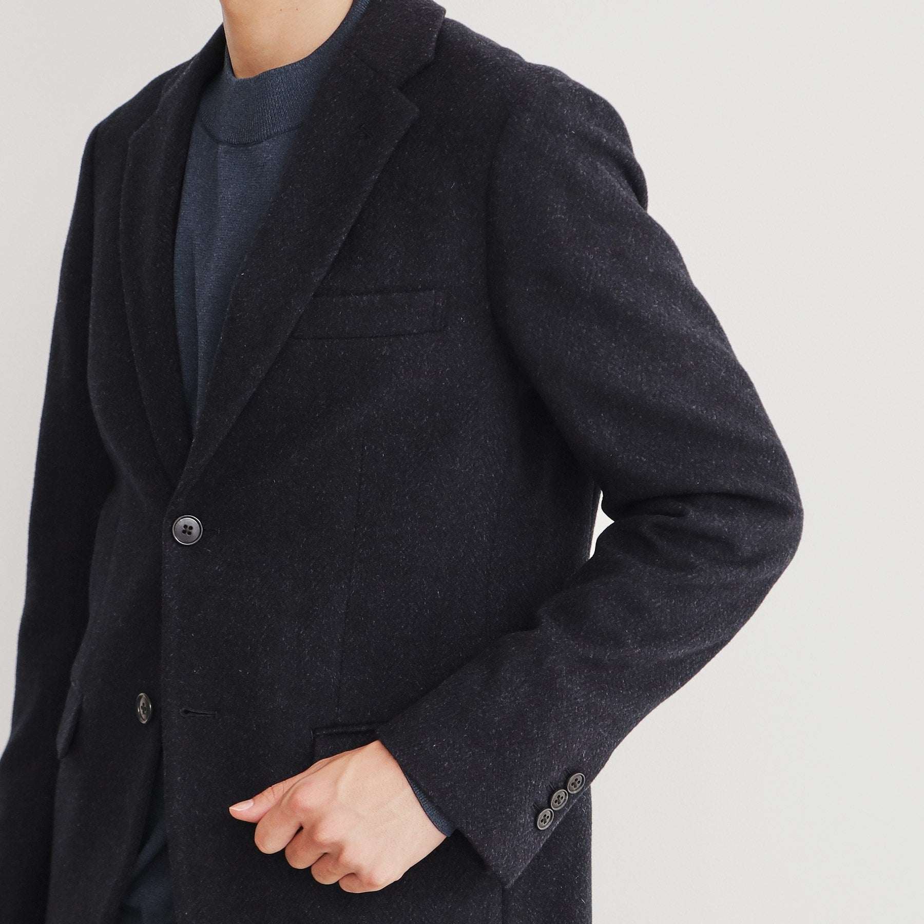 ザ ショップ ティーケー(メンズ) THE SHOP TK(Men) AGヘリンボンジャケット (ネイビー(694)) ネイビー(694)