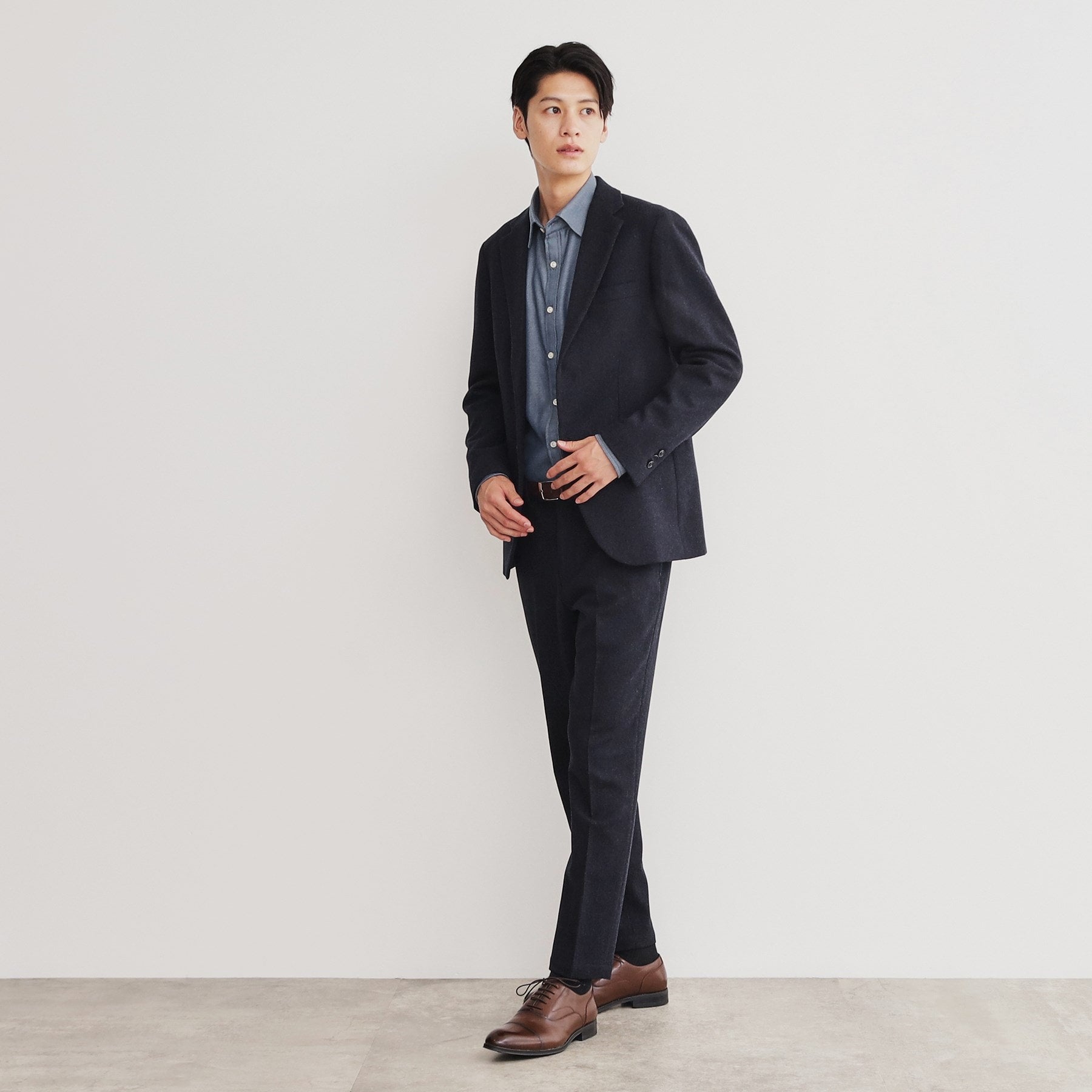 ザ ショップ ティーケー(メンズ) THE SHOP TK(Men) CAピンヘッドパンツ (チャコールグレー(814)) チャコールグレー(814)