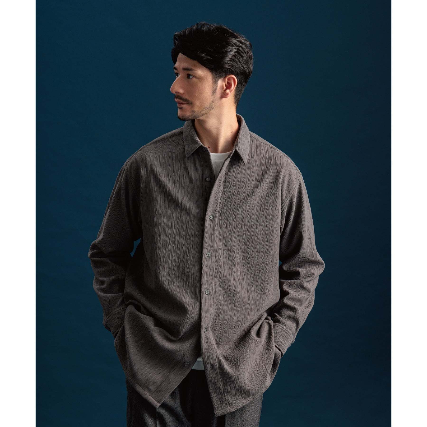 THE SHOP TK 柳樹襯衫 休閒輪廓