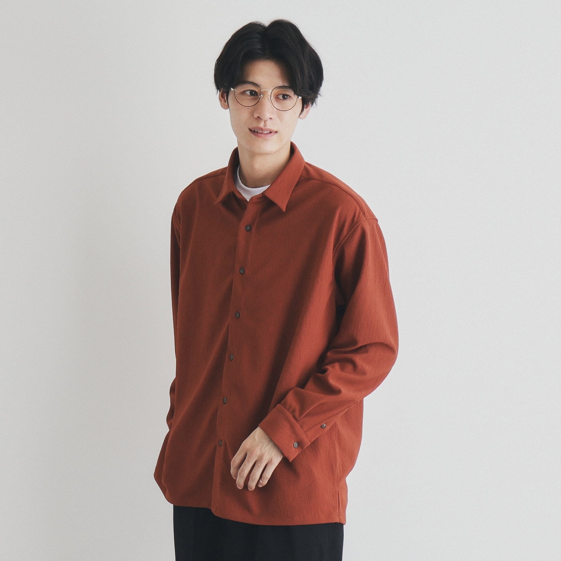 THE SHOP TK 柳樹襯衫 休閒輪廓