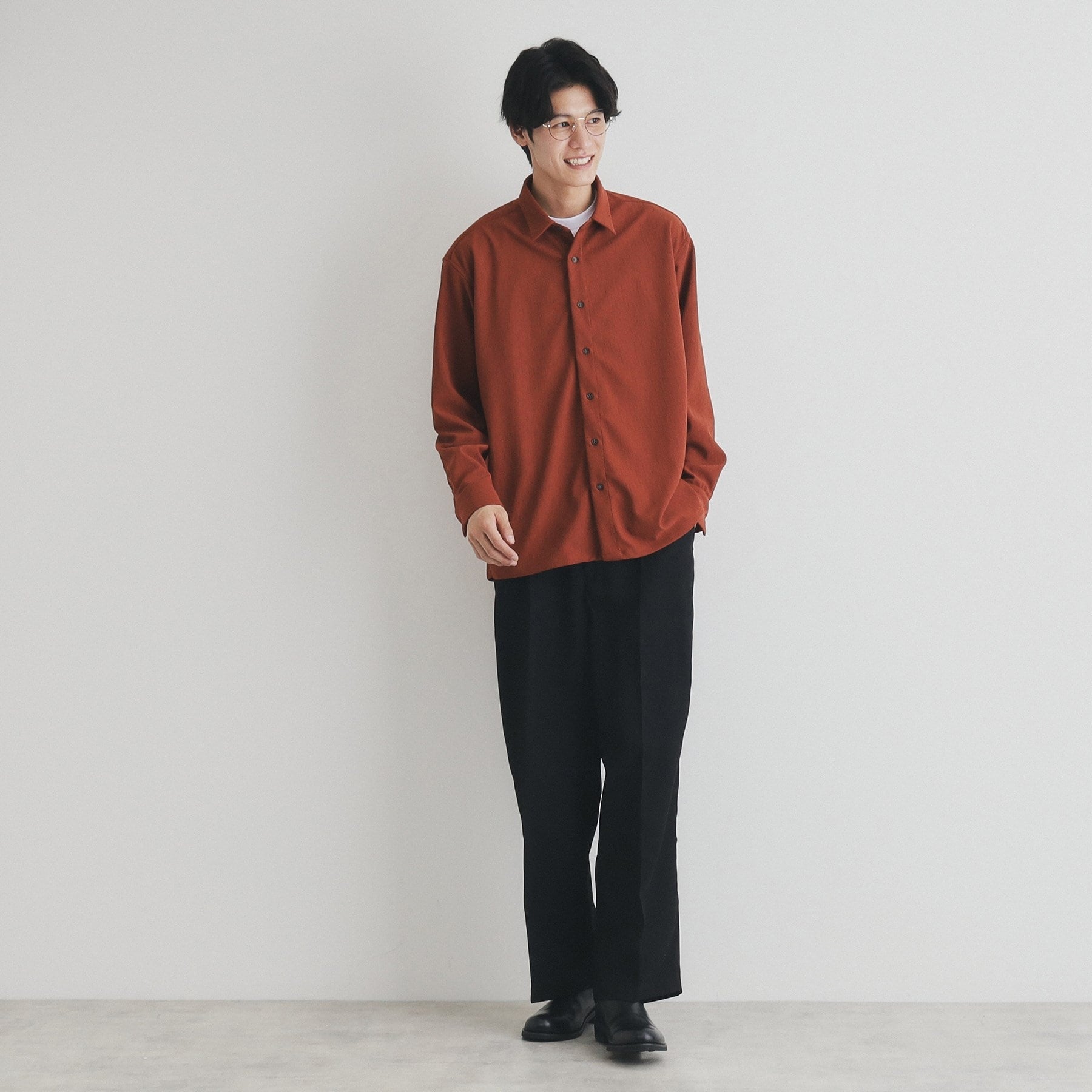 THE SHOP TK 柳樹襯衫 休閒輪廓