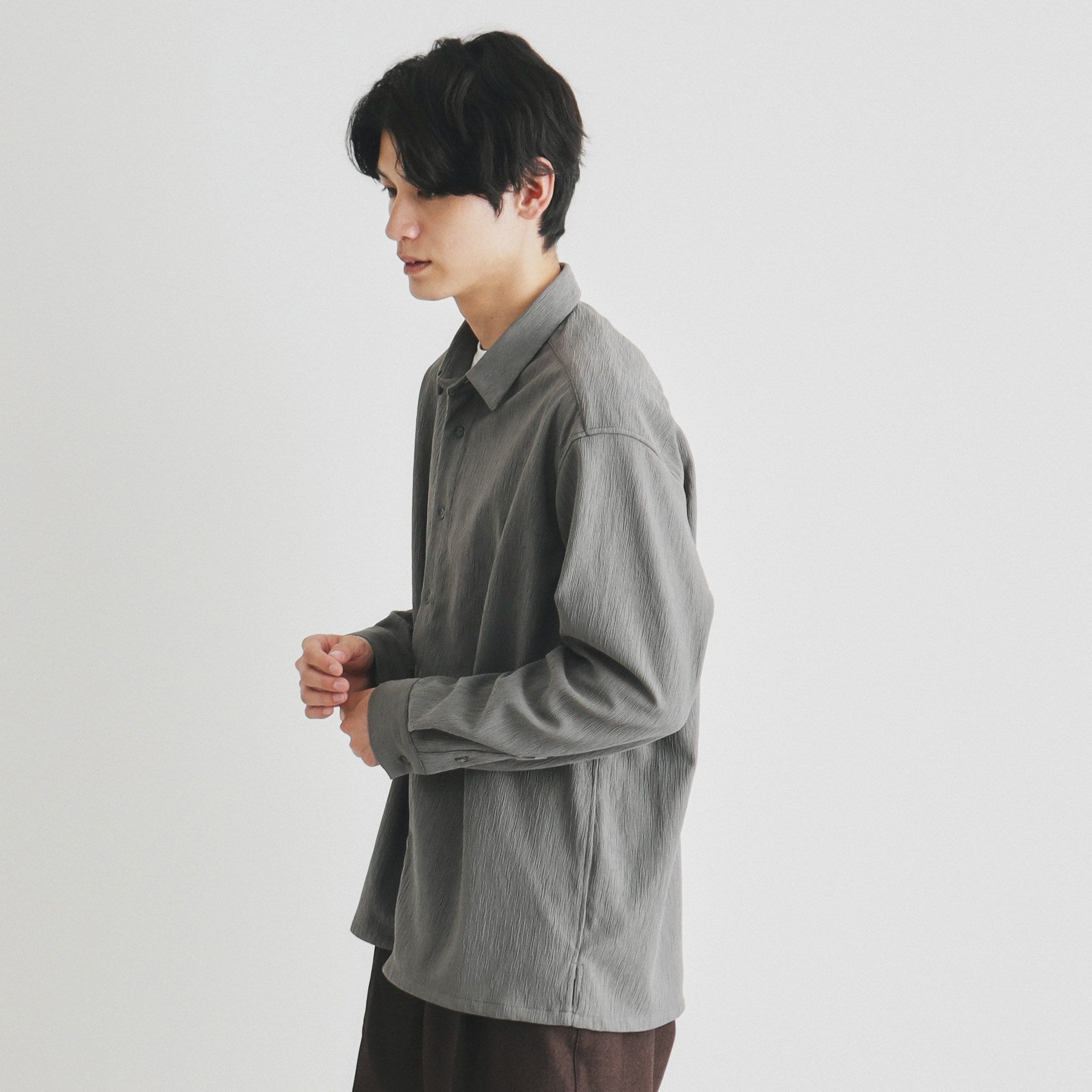 THE SHOP TK 柳樹襯衫 休閒輪廓