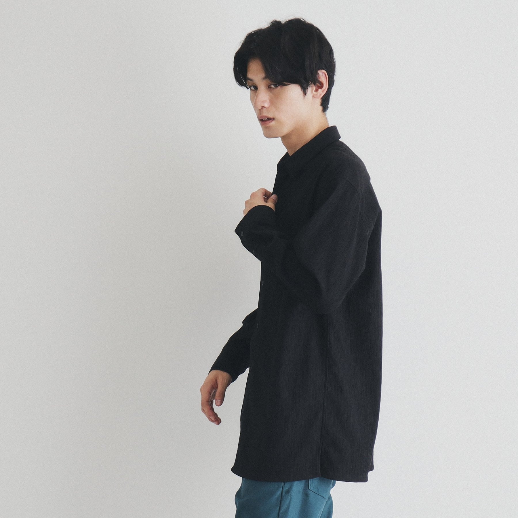 THE SHOP TK 柳樹襯衫 休閒輪廓