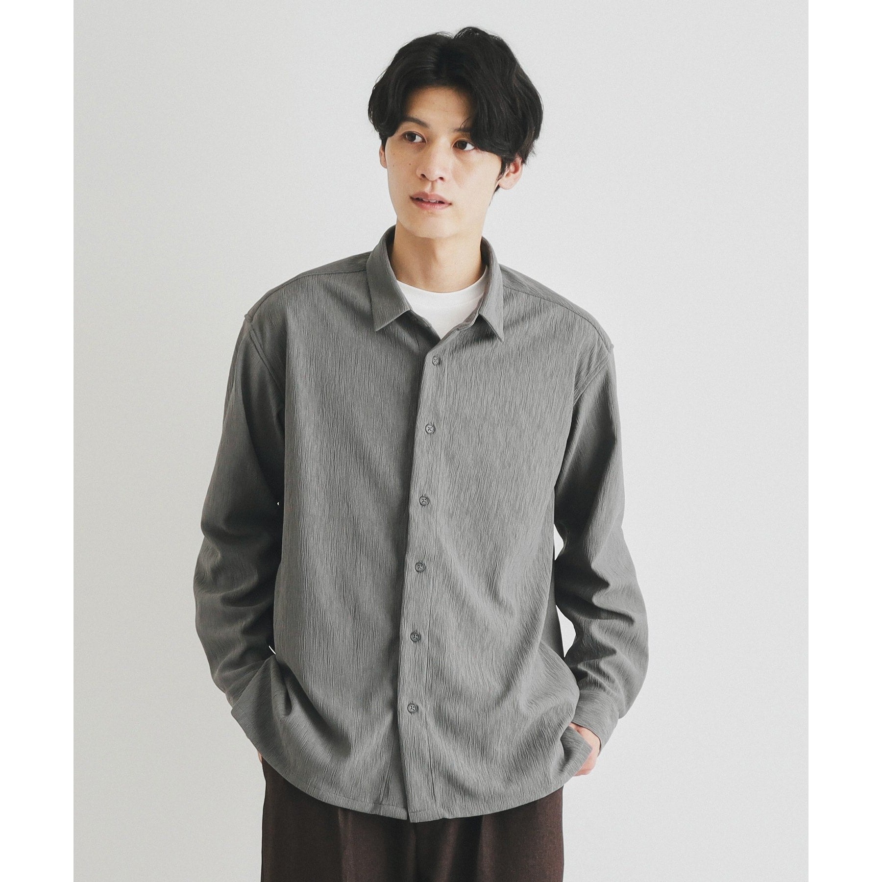 THE SHOP TK 柳樹襯衫 休閒輪廓