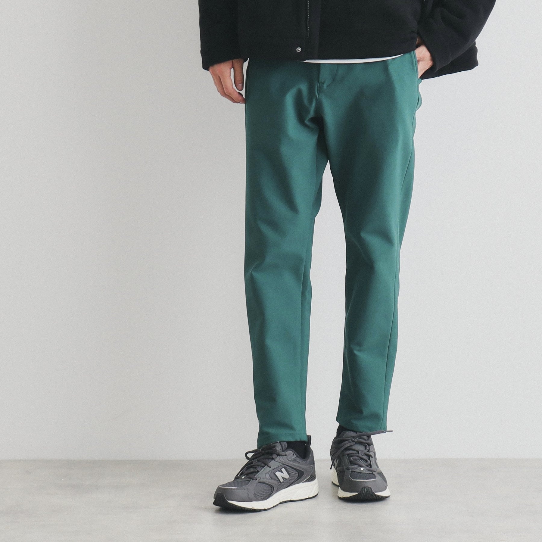 ザ ショップ ティーケー(メンズ) THE SHOP TK(Men) スマートムーブイージーパンツ WARM ver 360°ストレッチ/裏起毛 (ブルーグリーン(097)) ブルーグリーン(097)