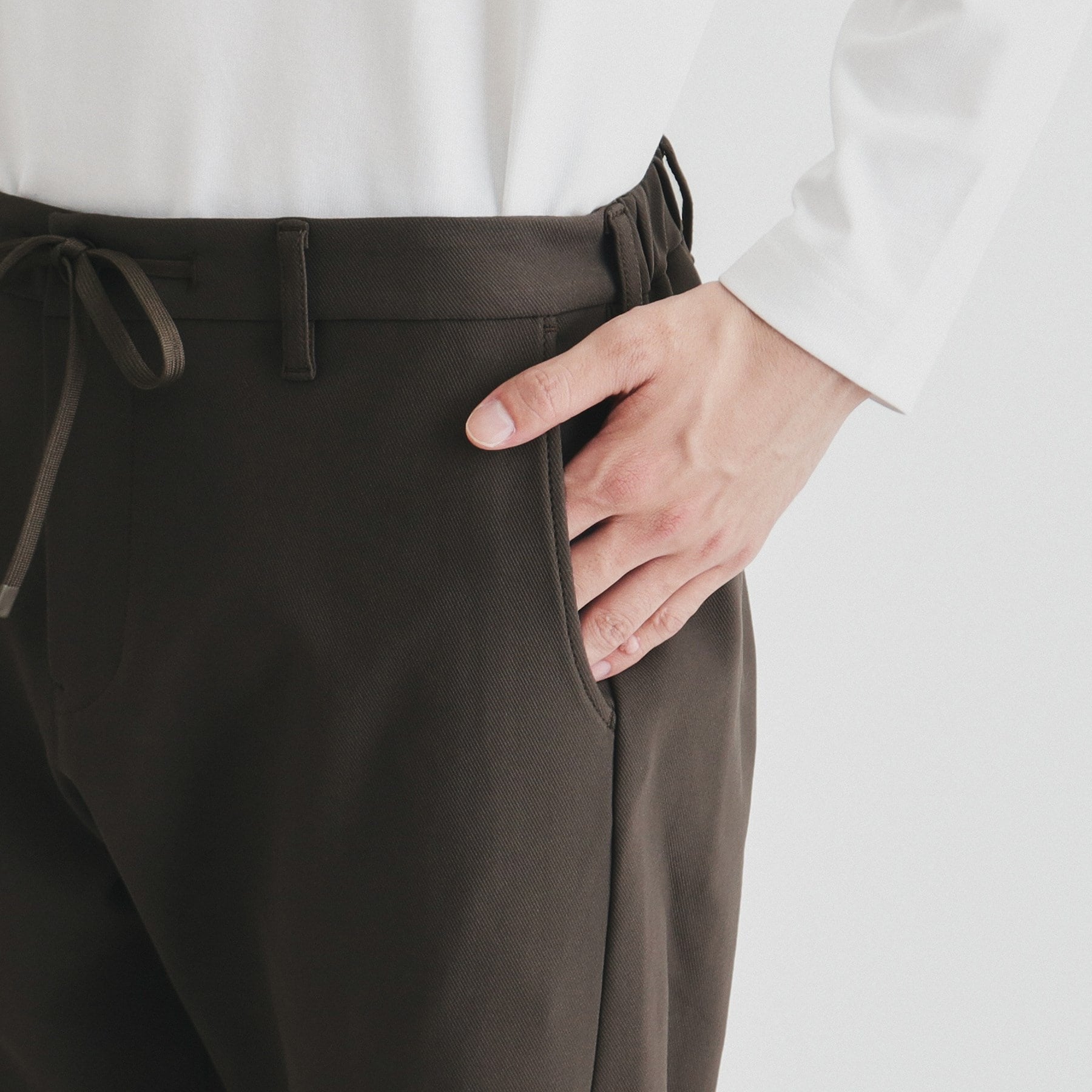 ザ ショップ ティーケー(メンズ) THE SHOP TK(Men) スマートムーブイージーパンツ WARM ver 360°ストレッチ/裏起毛 (ブルーグリーン(097)) ブルーグリーン(097)