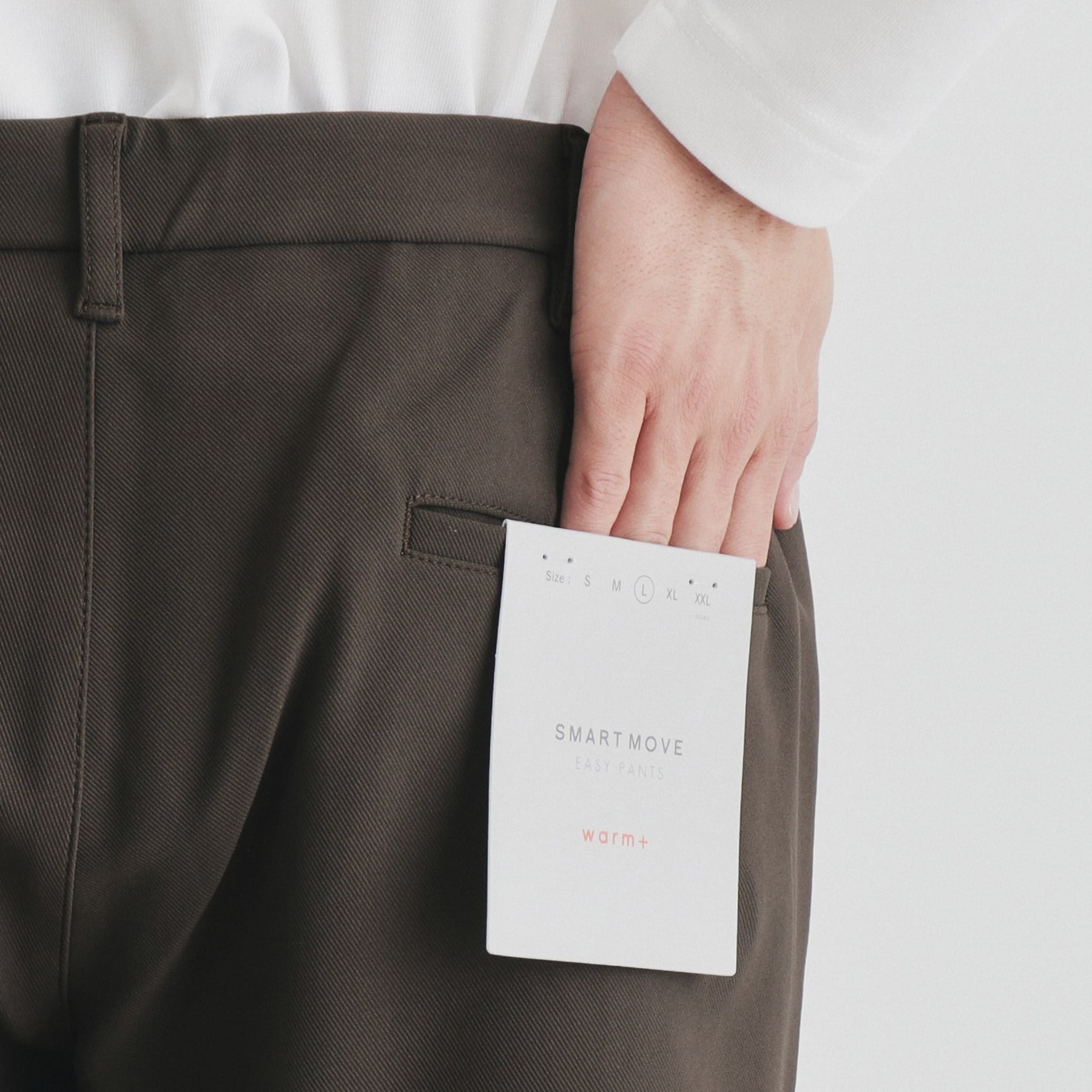 ザ ショップ ティーケー(メンズ) THE SHOP TK(Men) スマートムーブイージーパンツ WARM ver 360°ストレッチ/裏起毛 (ブルーグリーン(097)) ブルーグリーン(097)