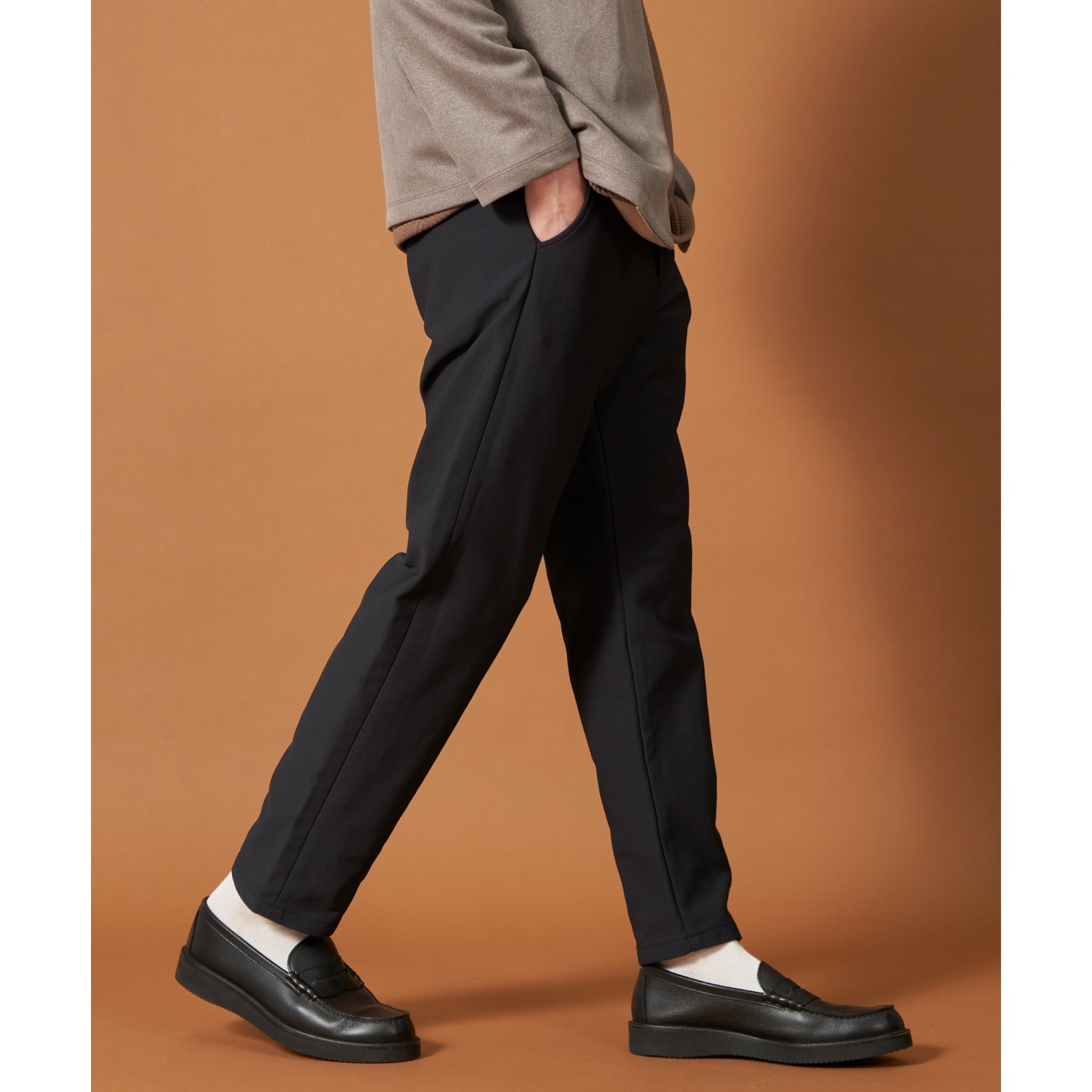 ザ ショップ ティーケー(メンズ) THE SHOP TK(Men) スマートムーブイージーパンツ WARM ver 360°ストレッチ/裏起毛 (ブルーグリーン(097)) ブルーグリーン(097)