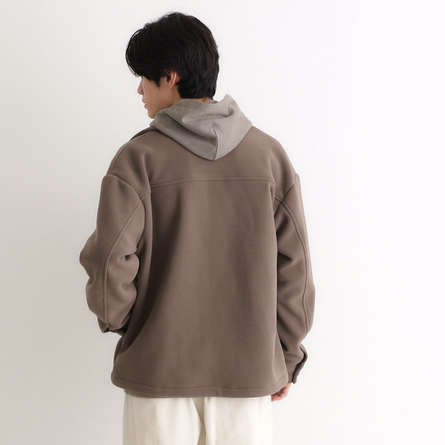 ザ ショップ ティーケー(メンズ) THE SHOP TK(Men) マイクロフリースドリズラージャケット 光吸収発熱機能/洗える (ブラック(019)) ブラック(019)