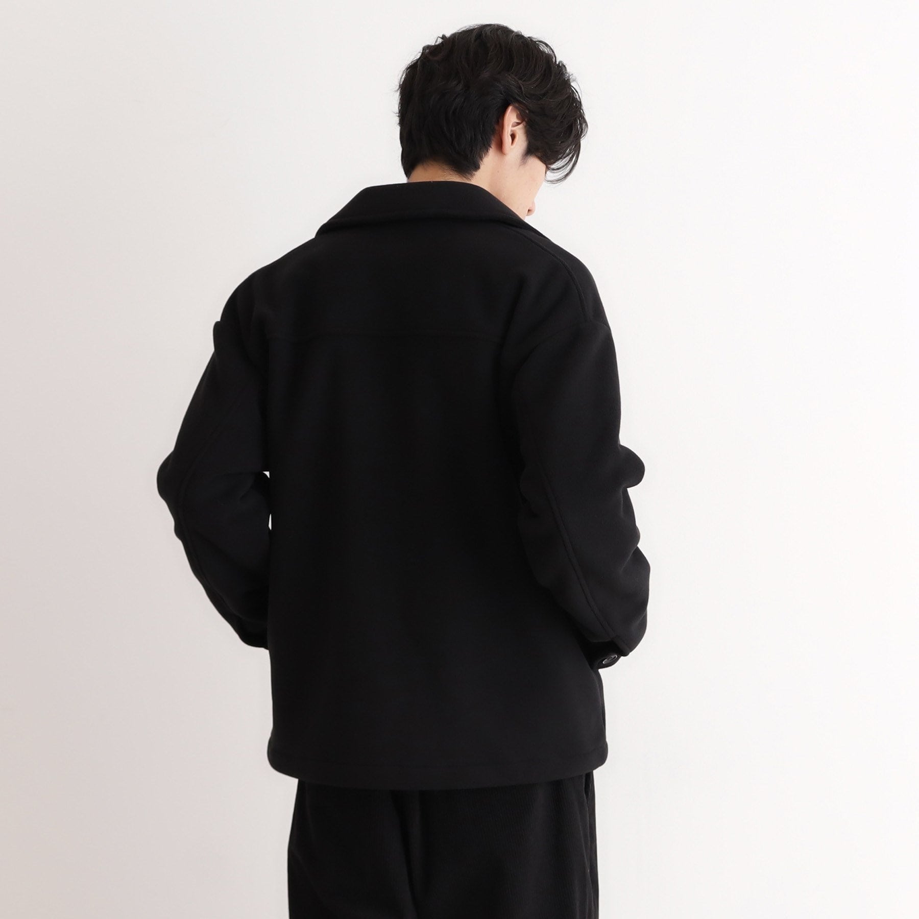 ザ ショップ ティーケー(メンズ) THE SHOP TK(Men) マイクロフリースドリズラージャケット 光吸収発熱機能/洗える (ブラック(019)) ブラック(019)