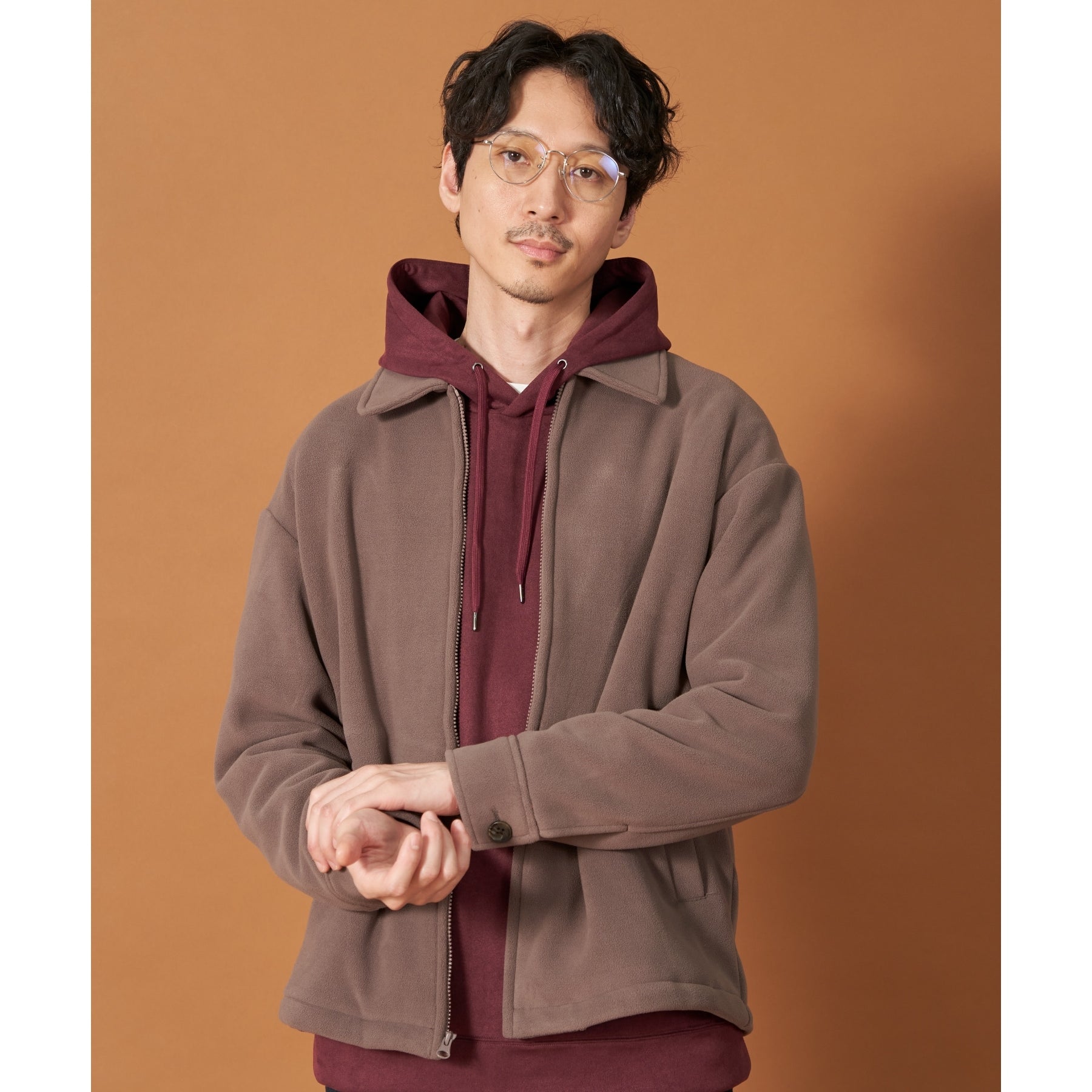 ザ ショップ ティーケー(メンズ) THE SHOP TK(Men) マイクロフリースドリズラージャケット 光吸収発熱機能/洗える (ブラック(019)) ブラック(019)