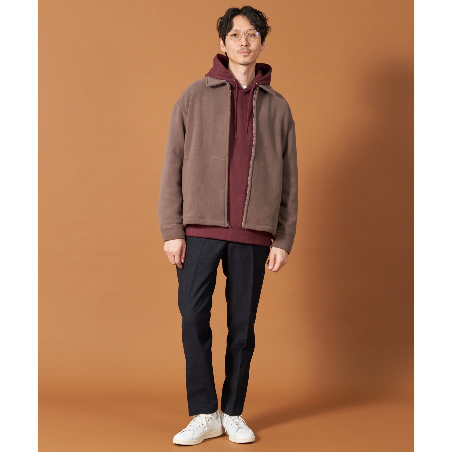 ザ ショップ ティーケー(メンズ) THE SHOP TK(Men) マイクロフリースドリズラージャケット 光吸収発熱機能/洗える (ブラック(019)) ブラック(019)