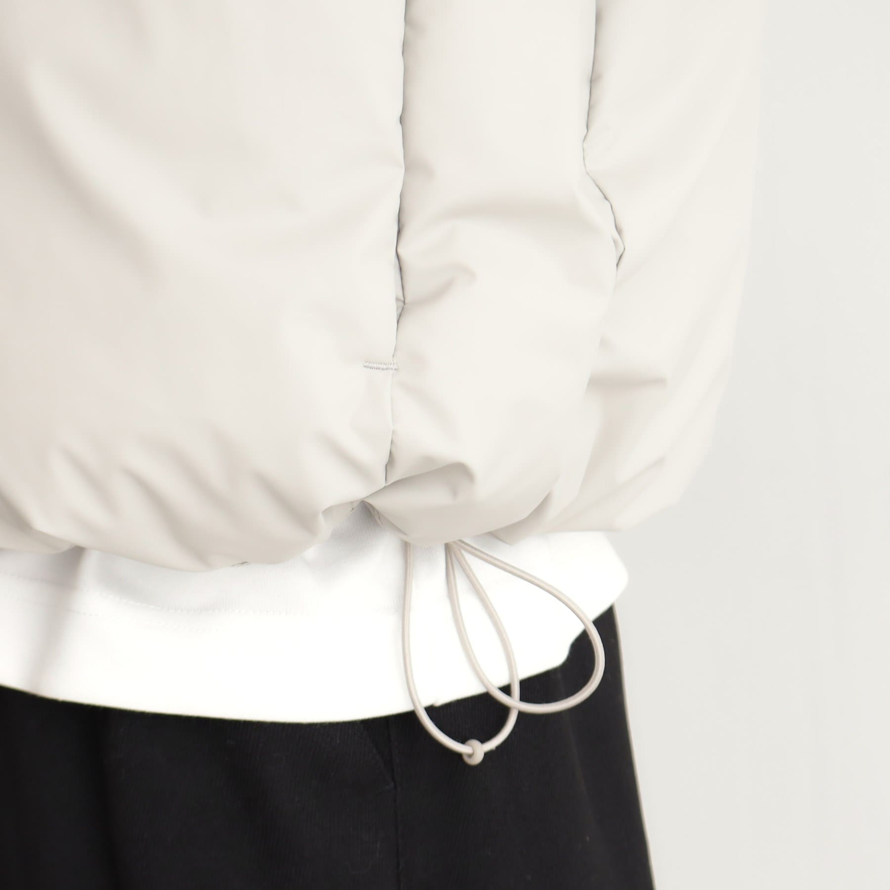 ザ ショップ ティーケー(メンズ) THE SHOP TK(Men) スタンドネック中綿ジップブルゾン (ライトグレー(011)) ライトグレー(011)