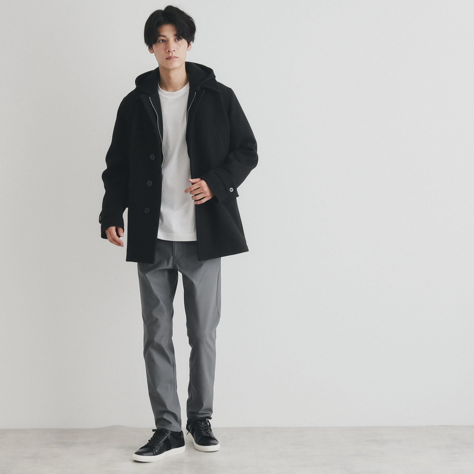 ザ ショップ ティーケー(メンズ) THE SHOP TK(Men) プレミアムスキニーパンツWARM ver 360°ストレッチ/裏起毛 (ブルーグリーン(097)) ブルーグリーン(097)