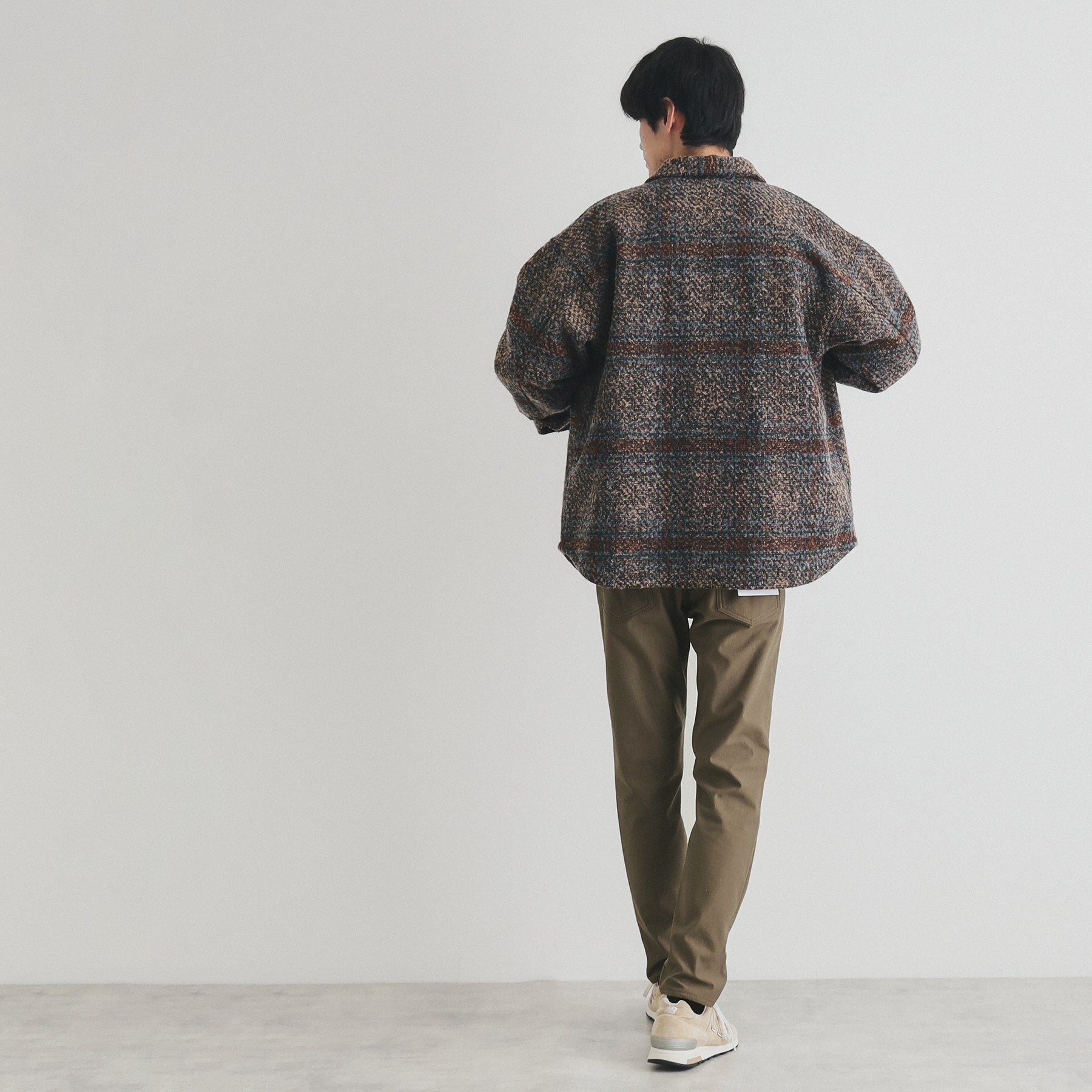 ザ ショップ ティーケー(メンズ) THE SHOP TK(Men) プレミアムスキニーパンツWARM ver 360°ストレッチ/裏起毛 (ブルーグリーン(097)) ブルーグリーン(097)