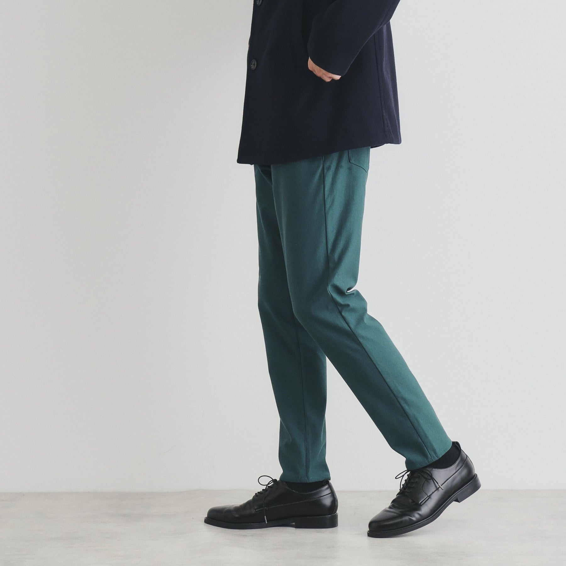 ザ ショップ ティーケー(メンズ) THE SHOP TK(Men) プレミアムスキニーパンツWARM ver 360°ストレッチ/裏起毛 (ブルーグリーン(097)) ブルーグリーン(097)