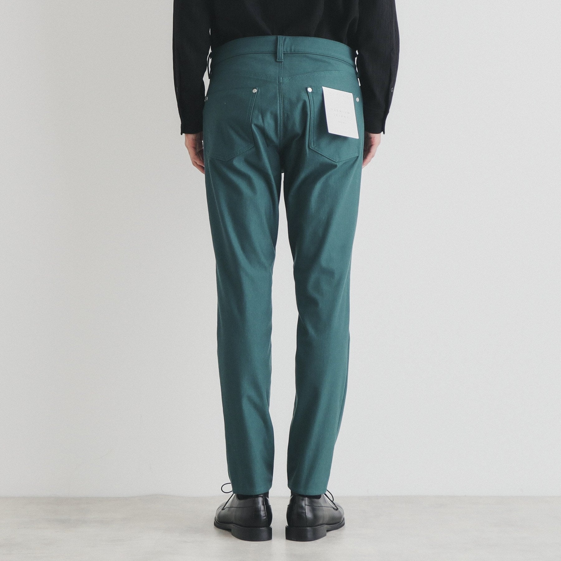 ザ ショップ ティーケー(メンズ) THE SHOP TK(Men) プレミアムスキニーパンツWARM ver 360°ストレッチ/裏起毛 (ブルーグリーン(097)) ブルーグリーン(097)