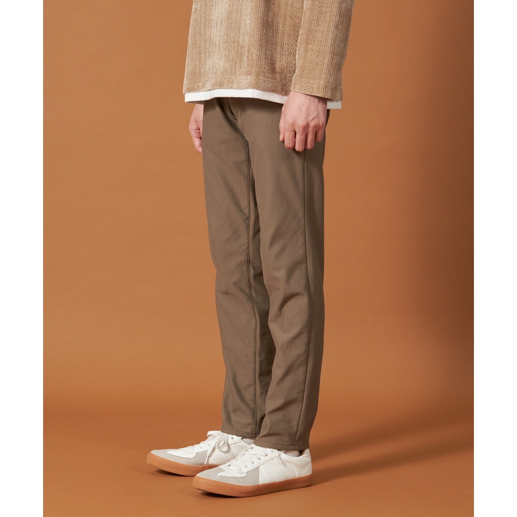 ザ ショップ ティーケー(メンズ) THE SHOP TK(Men) プレミアムスキニーパンツWARM ver 360°ストレッチ/裏起毛 (ブルーグリーン(097)) ブルーグリーン(097)