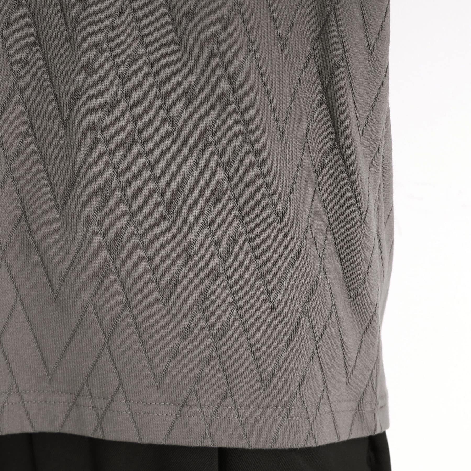 ザ ショップ ティーケー(メンズ) THE SHOP TK(Men) ジオメトリックリンクス長袖Tシャツ ON/OFF兼用 (オフホワイト(003)) オフホワイト(003)