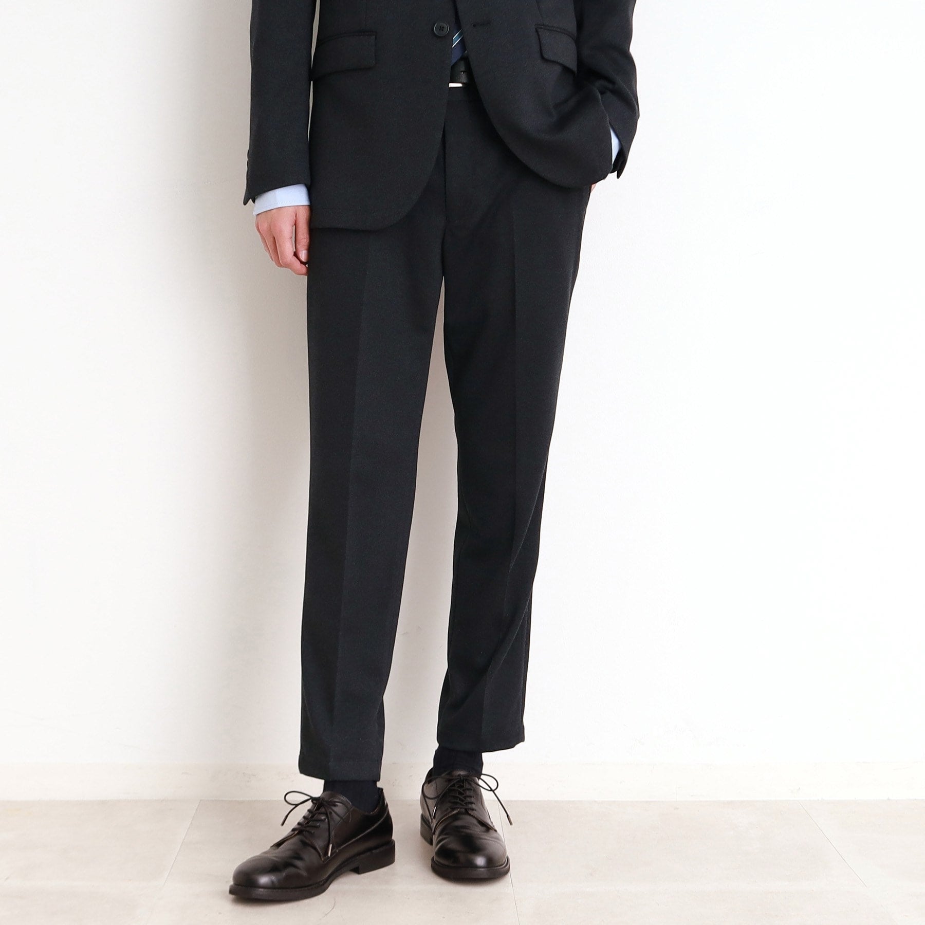 ザ ショップ ティーケー(メンズ) THE SHOP TK(Men) TRポンチカルゼスラックス セットアップ可/ストレッチ (ネイビー(094)) ネイビー(094)