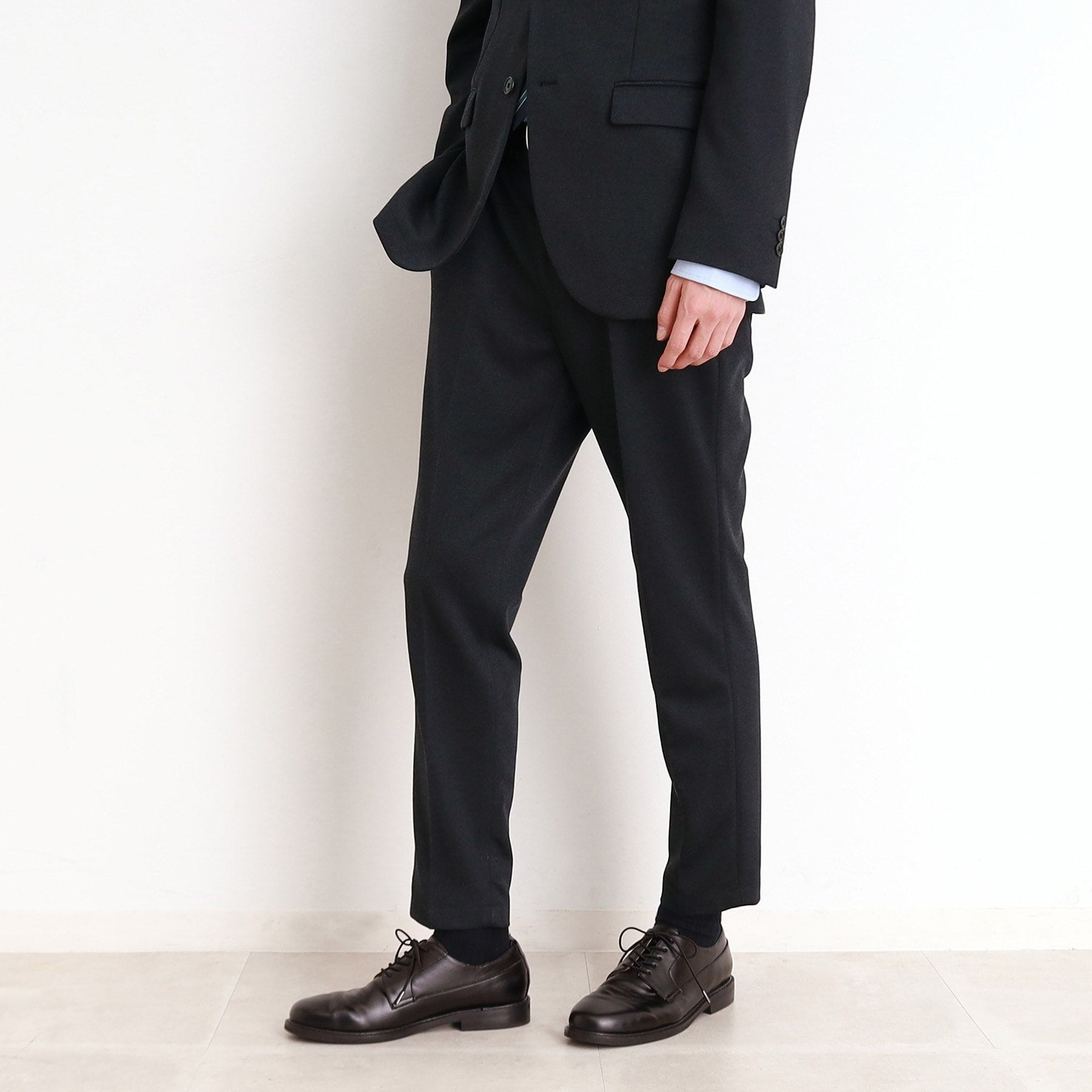 ザ ショップ ティーケー(メンズ) THE SHOP TK(Men) TRポンチカルゼスラックス セットアップ可/ストレッチ (ネイビー(094)) ネイビー(094)