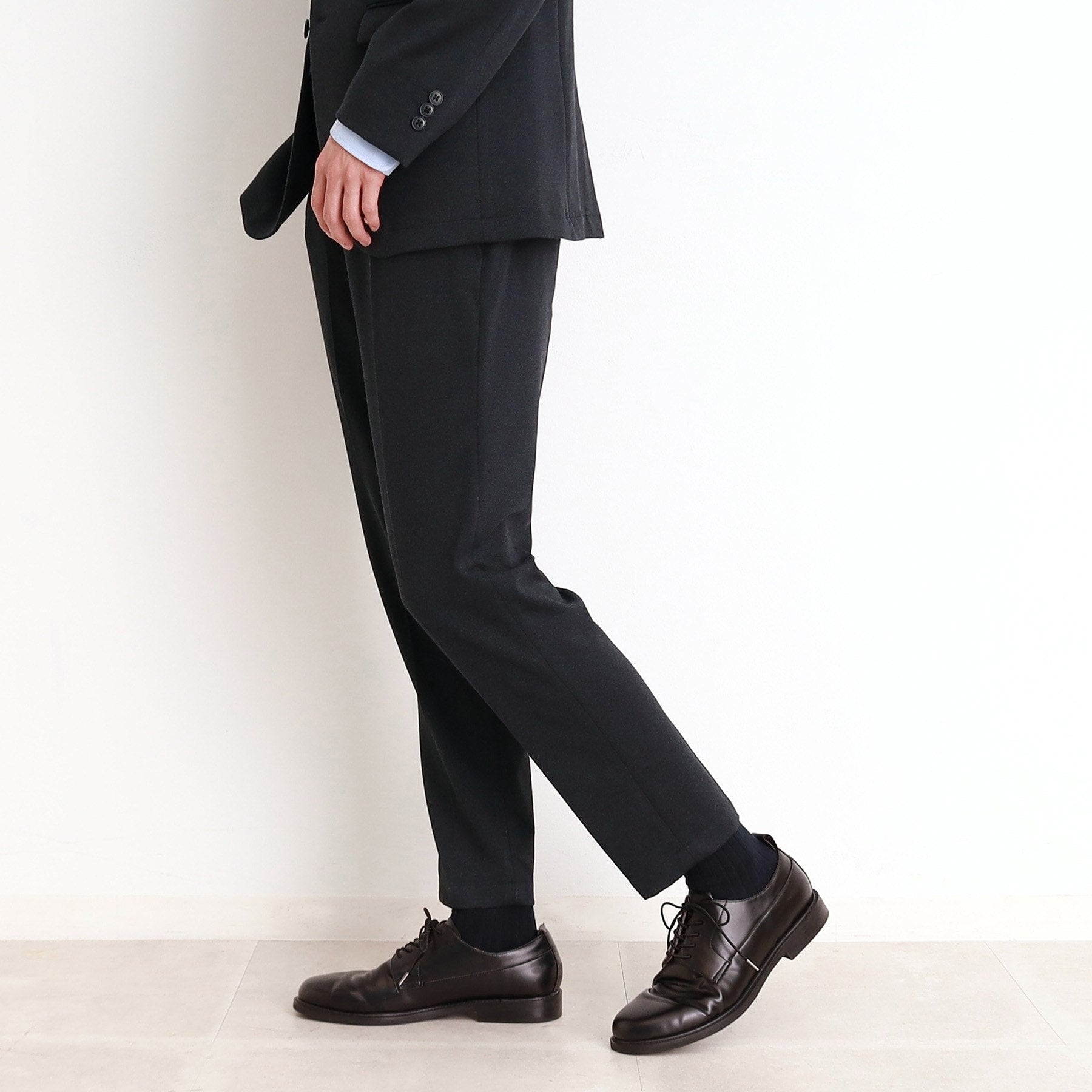 ザ ショップ ティーケー(メンズ) THE SHOP TK(Men) TRポンチカルゼスラックス セットアップ可/ストレッチ (ネイビー(094)) ネイビー(094)