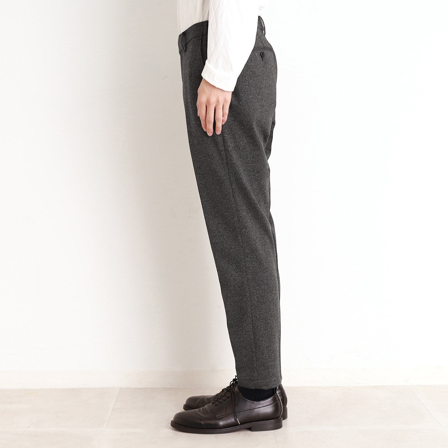 ザ ショップ ティーケー(メンズ) THE SHOP TK(Men) TRポンチカルゼスラックス セットアップ可/ストレッチ (ネイビー(094)) ネイビー(094)