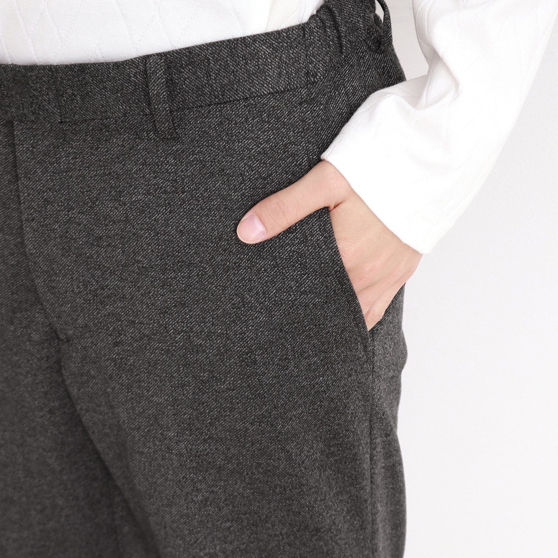 ザ ショップ ティーケー(メンズ) THE SHOP TK(Men) TRポンチカルゼスラックス セットアップ可/ストレッチ (ネイビー(094)) ネイビー(094)