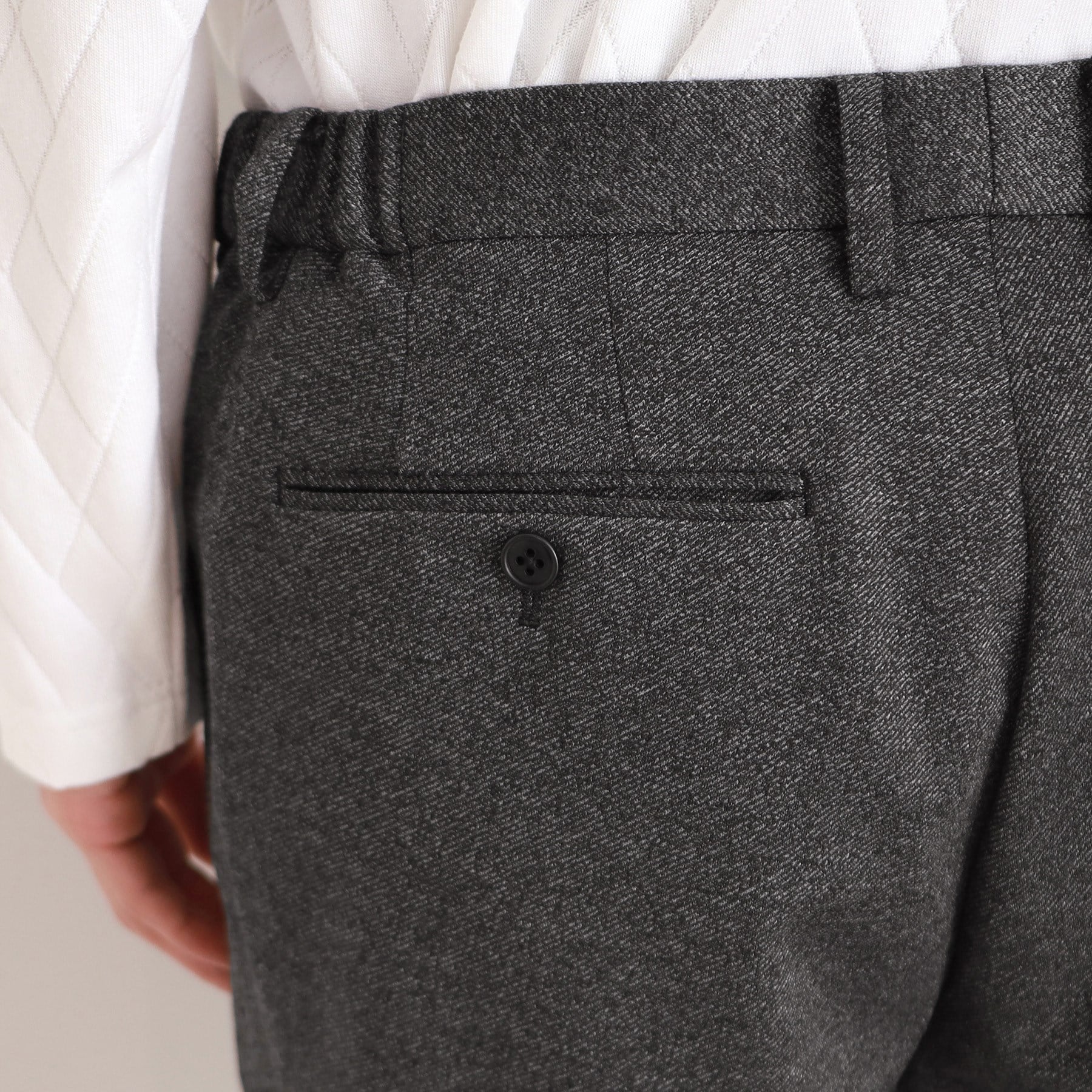 ザ ショップ ティーケー(メンズ) THE SHOP TK(Men) TRポンチカルゼスラックス セットアップ可/ストレッチ (ネイビー(094)) ネイビー(094)