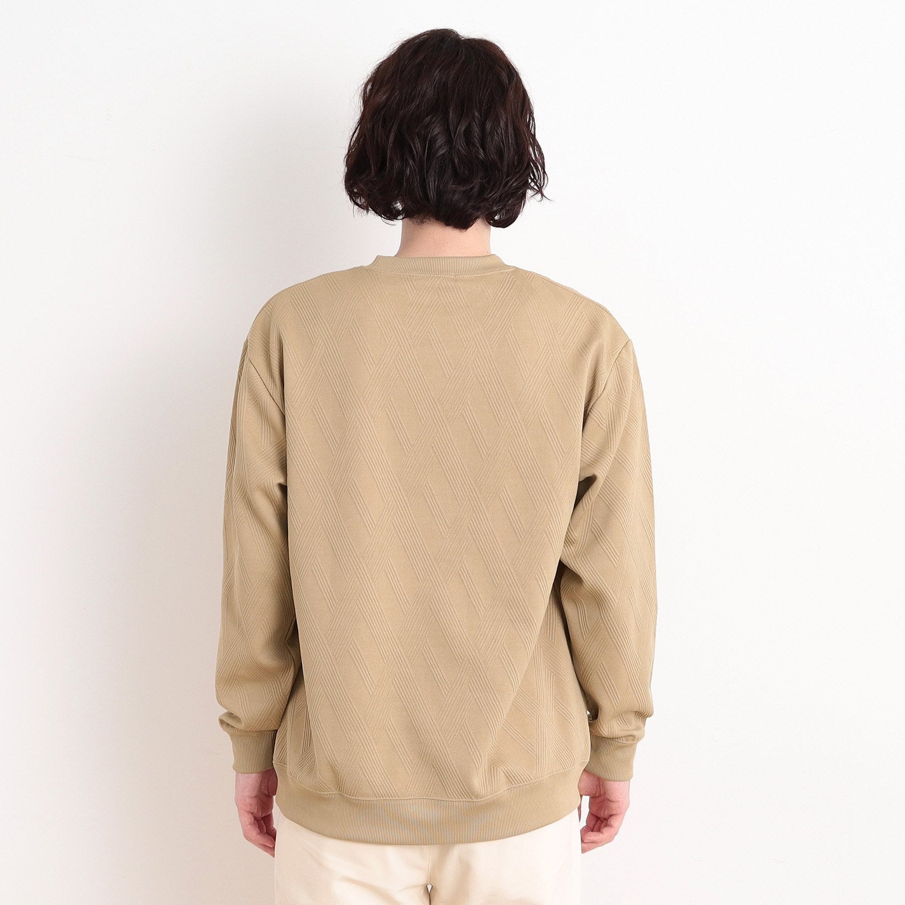 ザ ショップ ティーケー(メンズ) THE SHOP TK(Men) リンクススウェットプルオーバー (グリーン(022)) グリーン(022)