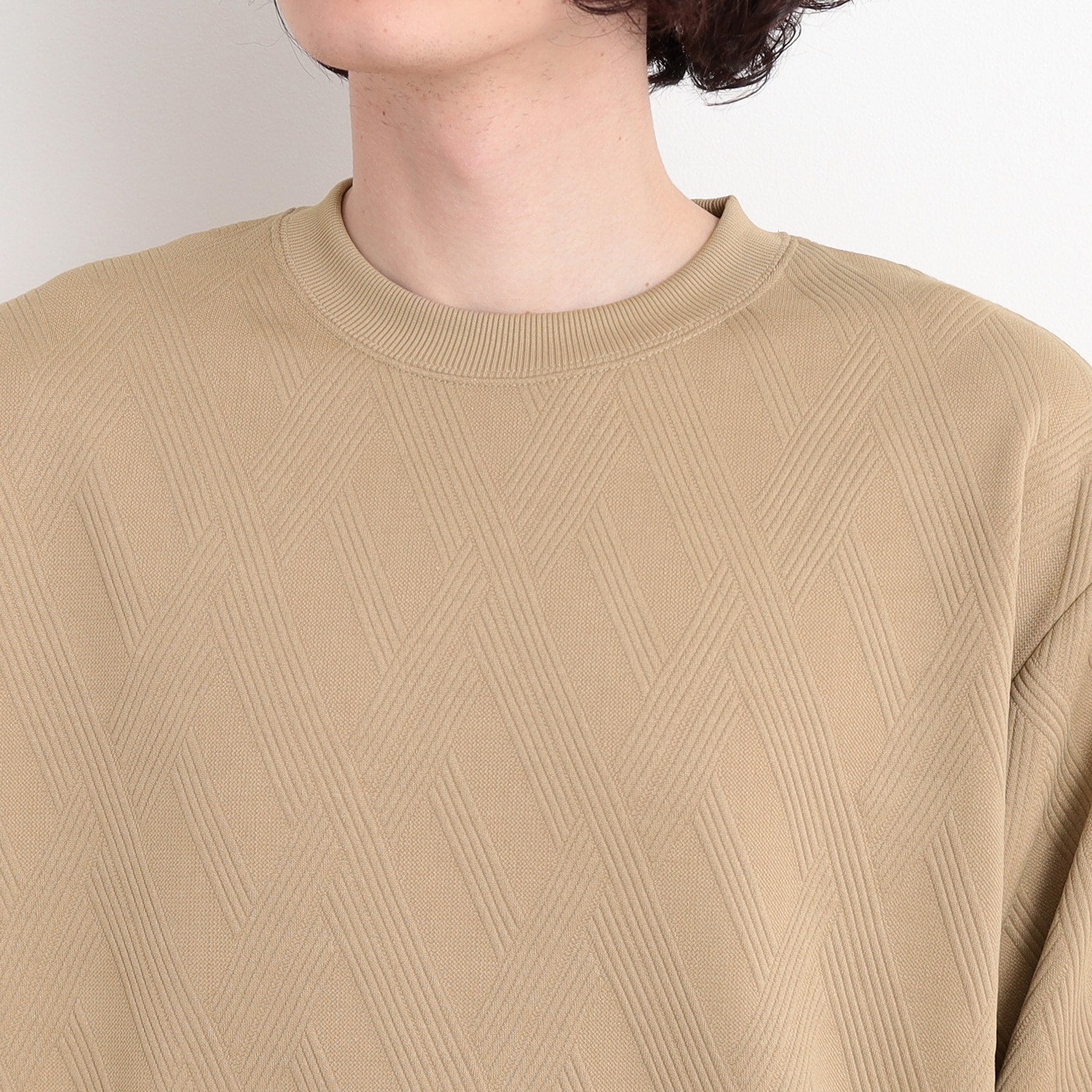 ザ ショップ ティーケー(メンズ) THE SHOP TK(Men) リンクススウェットプルオーバー (グリーン(022)) グリーン(022)