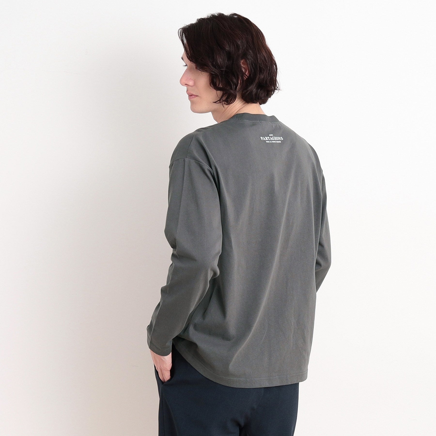 ザ ショップ ティーケー(メンズ) THE SHOP TK(Men) オーガニックコットンフォトプリントTシャツ (イエロー(431)) イエロー(431)