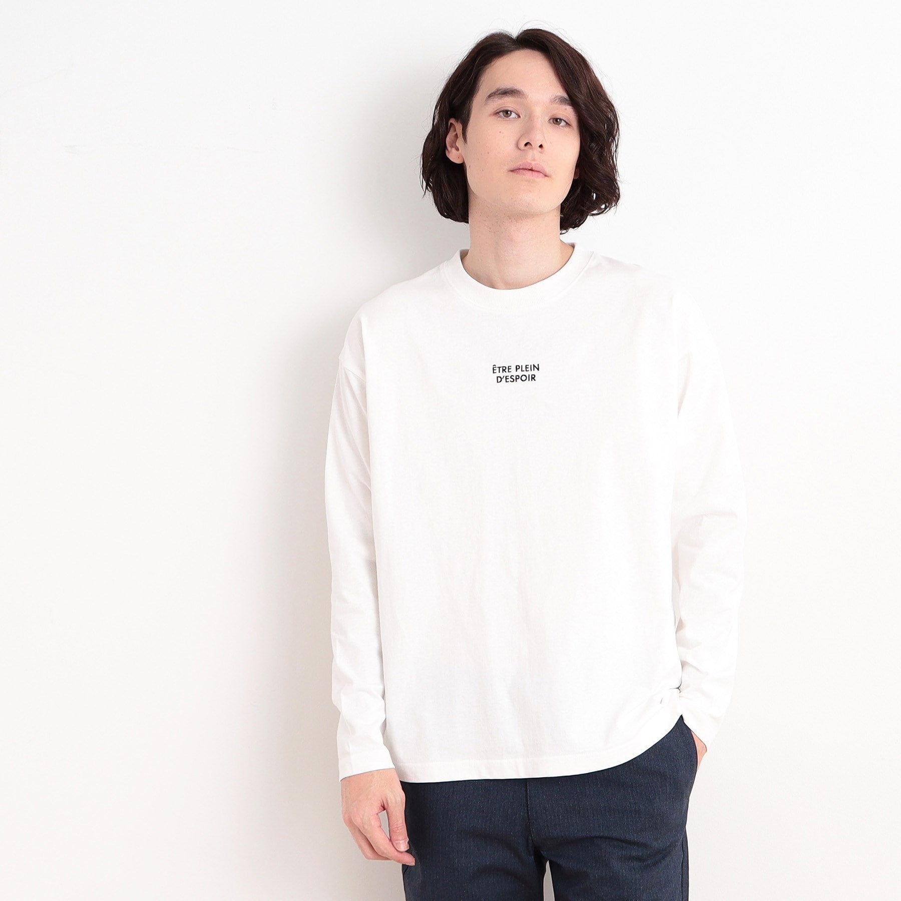 ザ ショップ ティーケー(メンズ) THE SHOP TK(Men) オーガニックコットンフォトプリントTシャツ (イエロー(431)) イエロー(431)