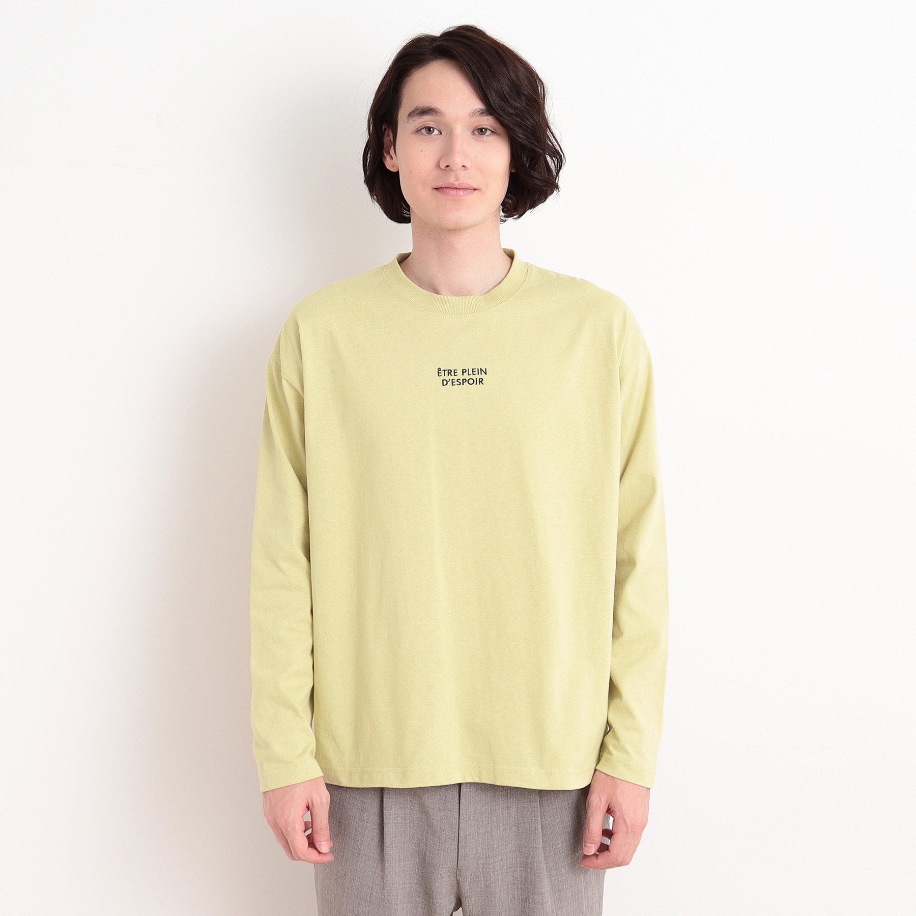 ザ ショップ ティーケー(メンズ) THE SHOP TK(Men) オーガニックコットンフォトプリントTシャツ (イエロー(431)) イエロー(431)