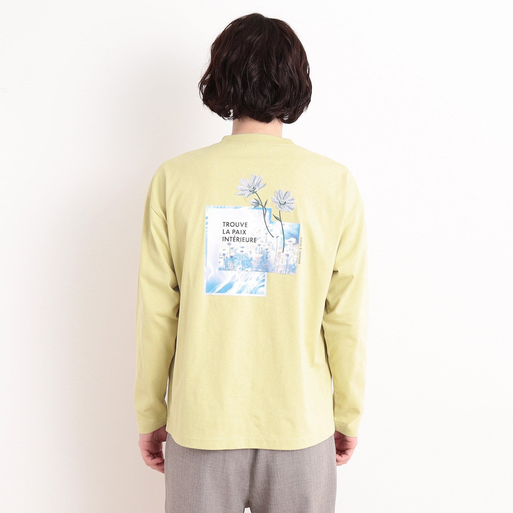ザ ショップ ティーケー(メンズ) THE SHOP TK(Men) オーガニックコットンフォトプリントTシャツ (イエロー(431)) イエロー(431)