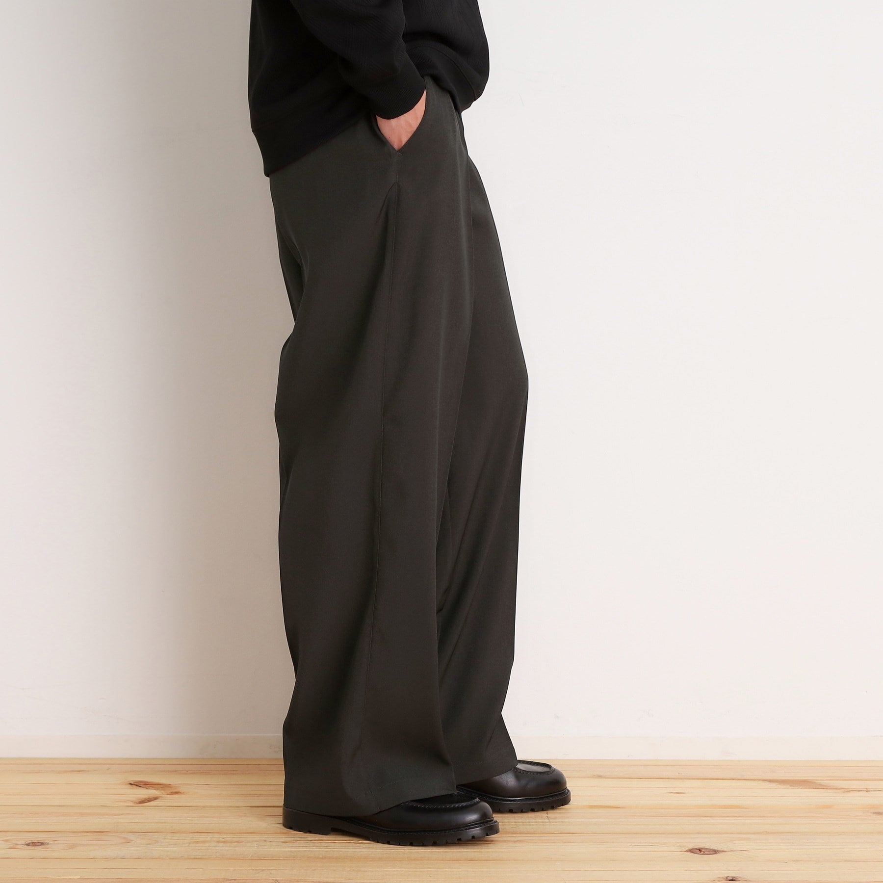 THE SHOP TK Twill Wide Slacks
