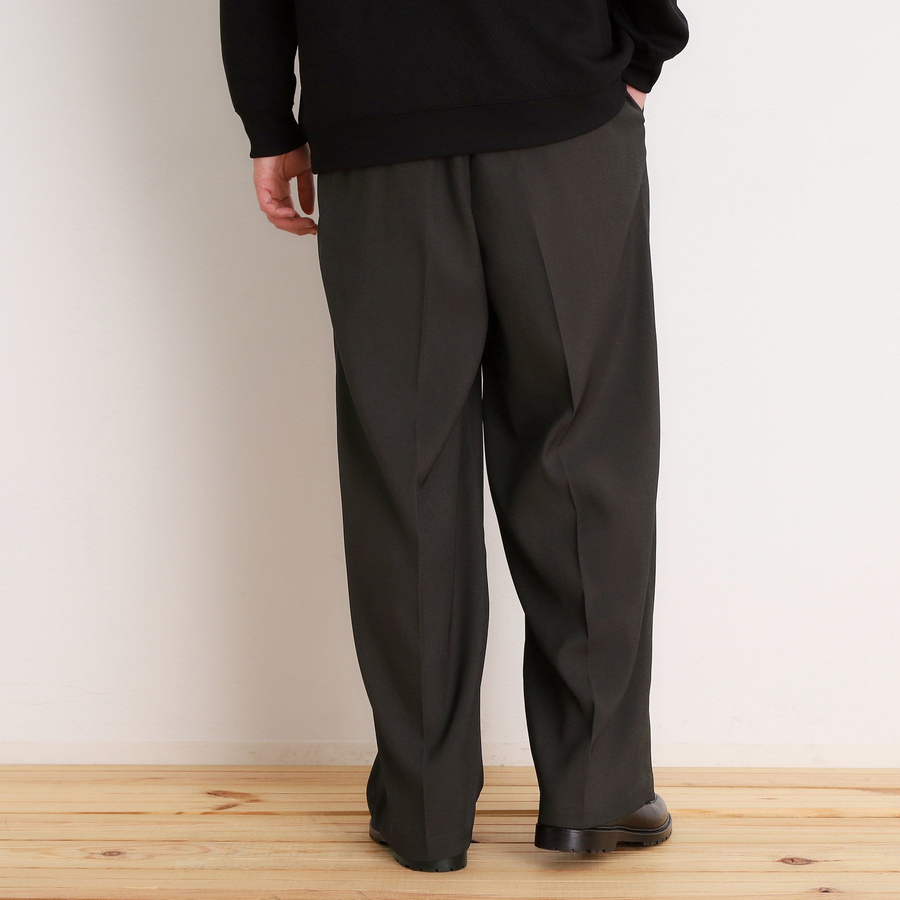 THE SHOP TK Twill Wide Slacks