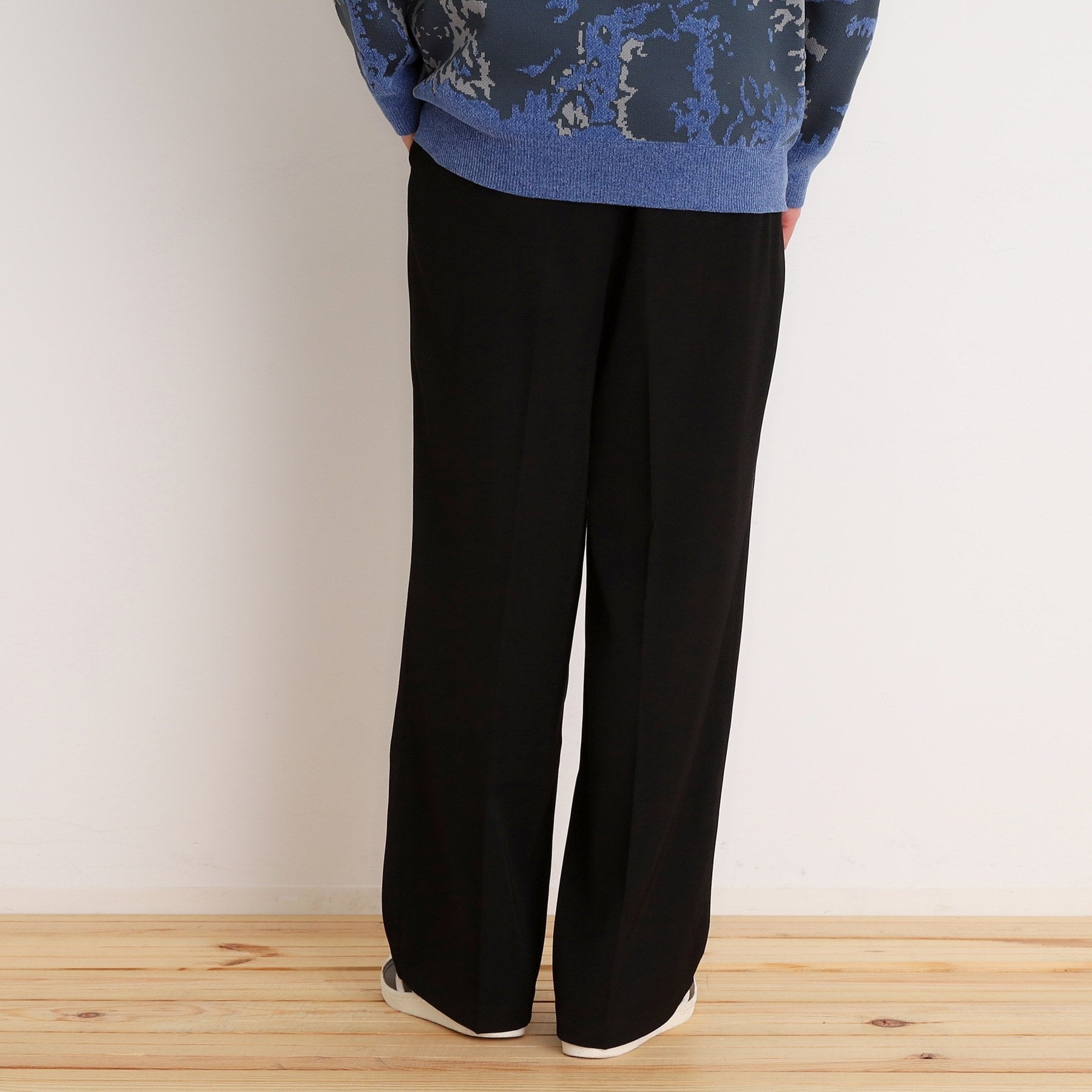 THE SHOP TK Twill Wide Slacks
